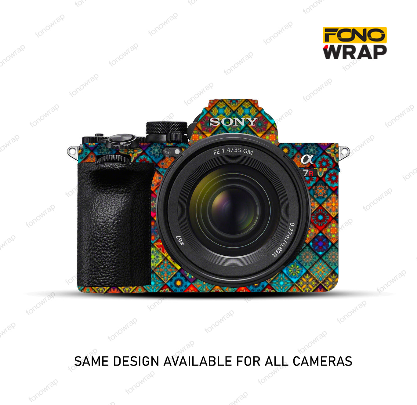 Vibrant Mandala Camera Skin