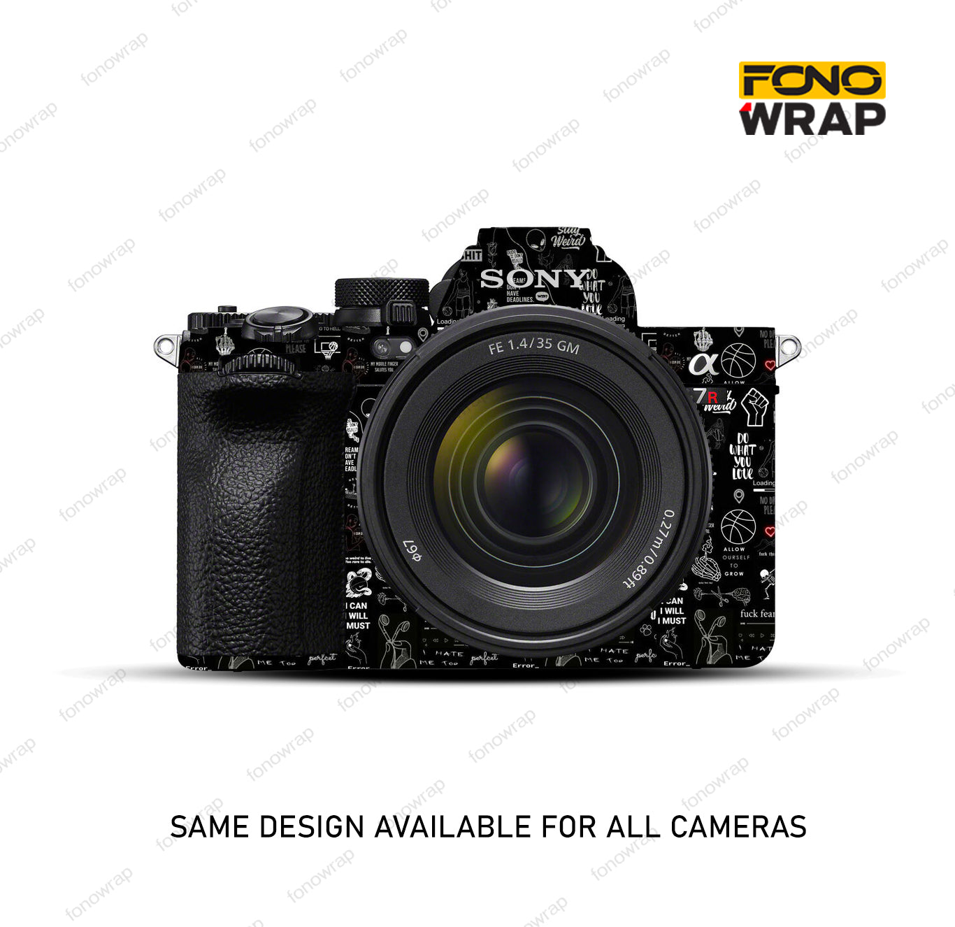 Inspiration Black Camera Skin