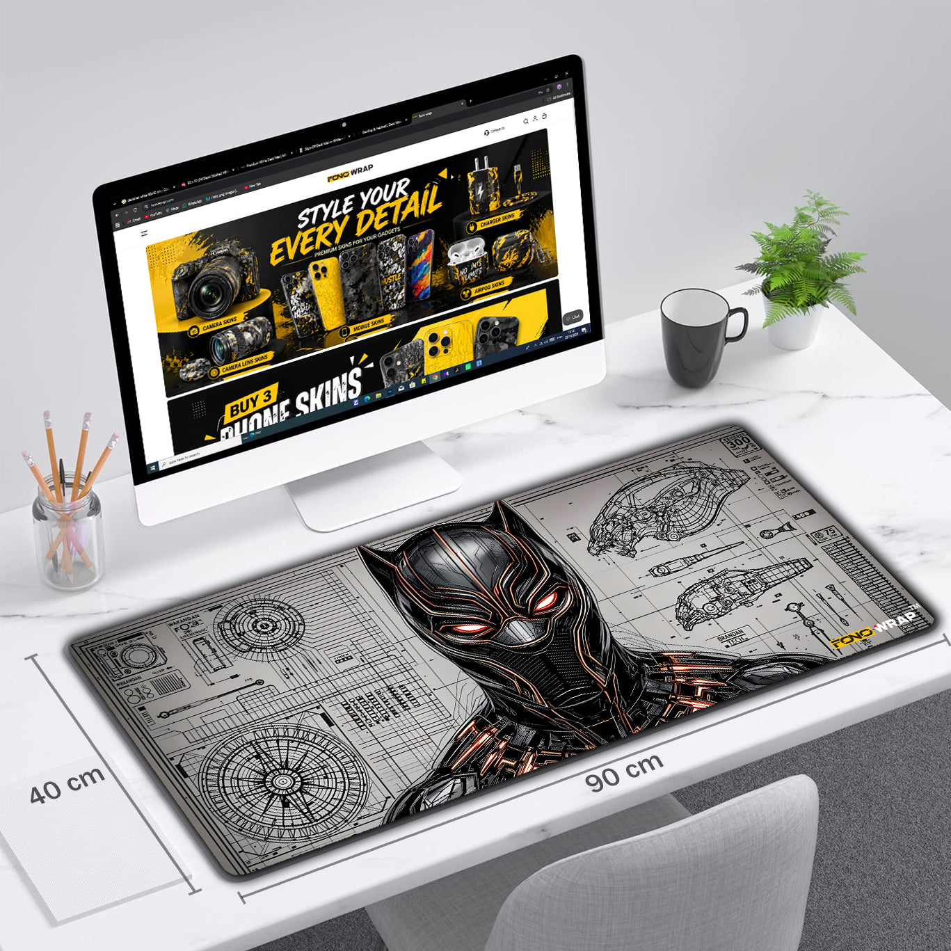 Black Panther Desk Mat