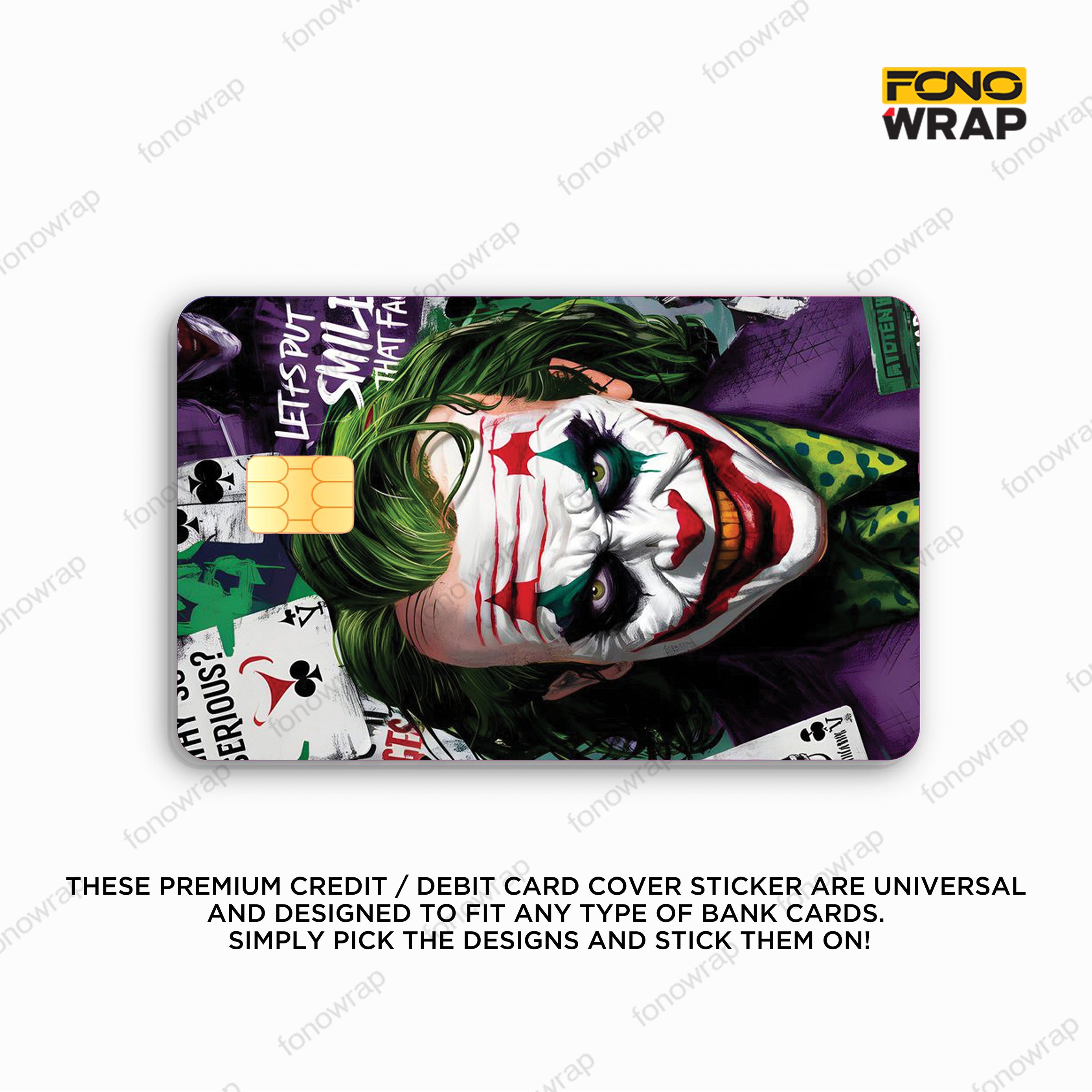 Joker Smile ATM Card Skin
