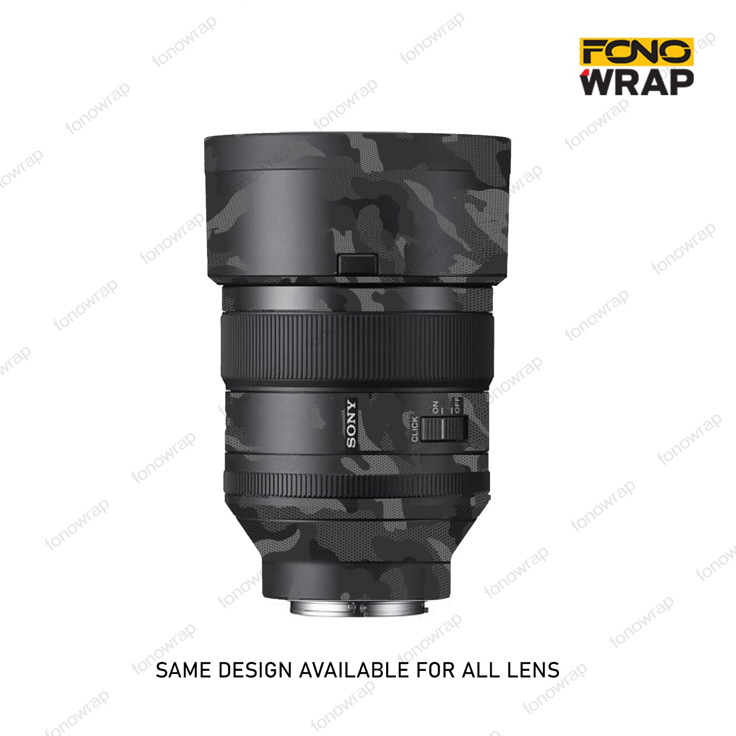 Grey Camoflag Lens Skin