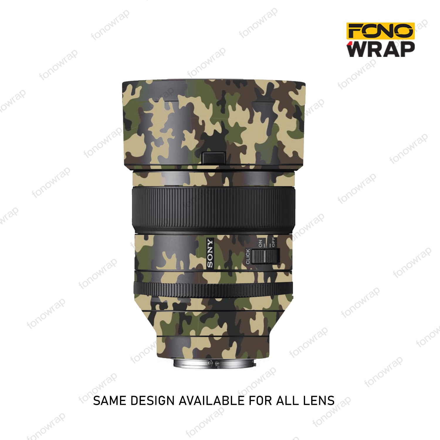 Green Camoflag Lens Skin
