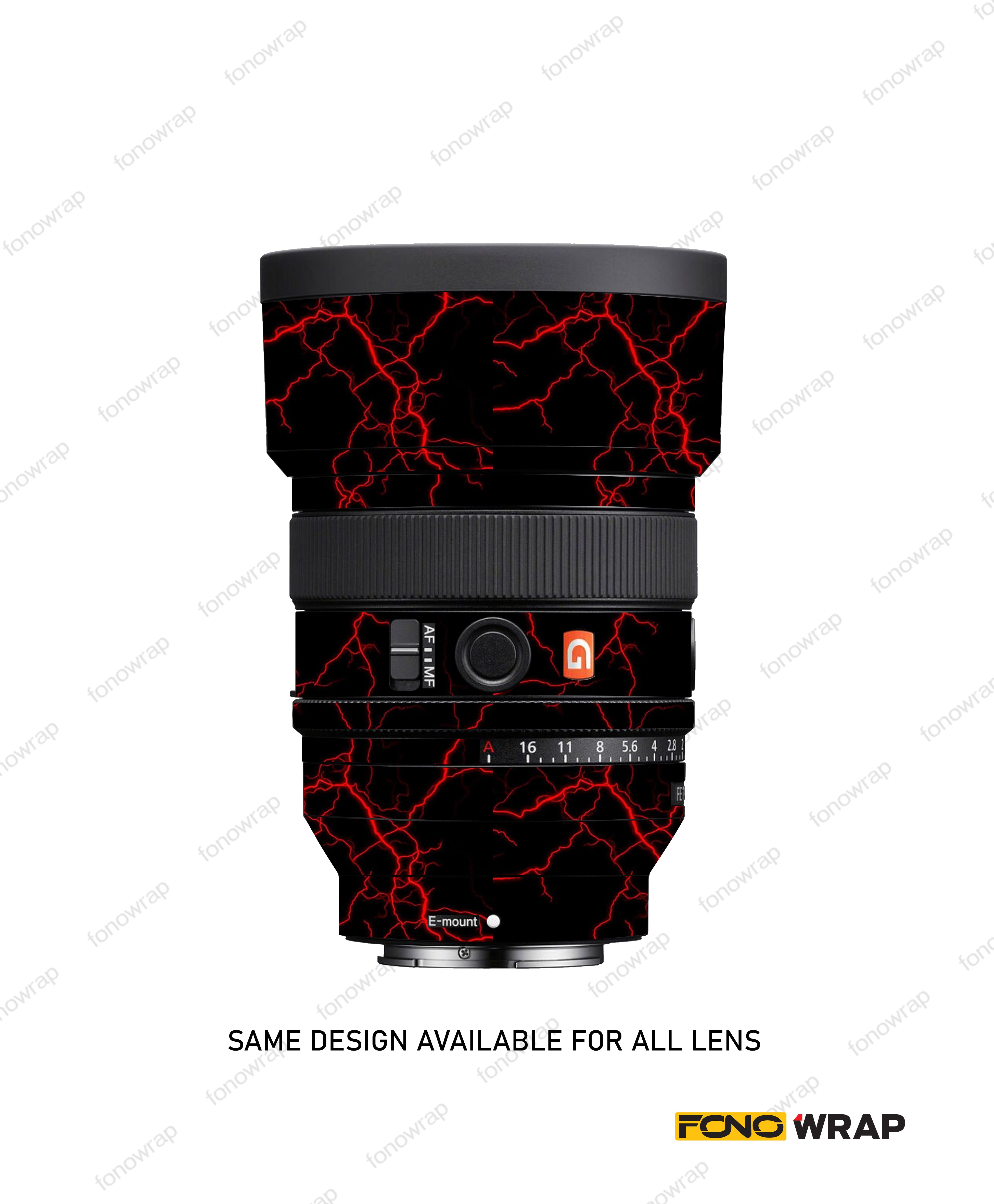 Flame Red 01 Lens Skin