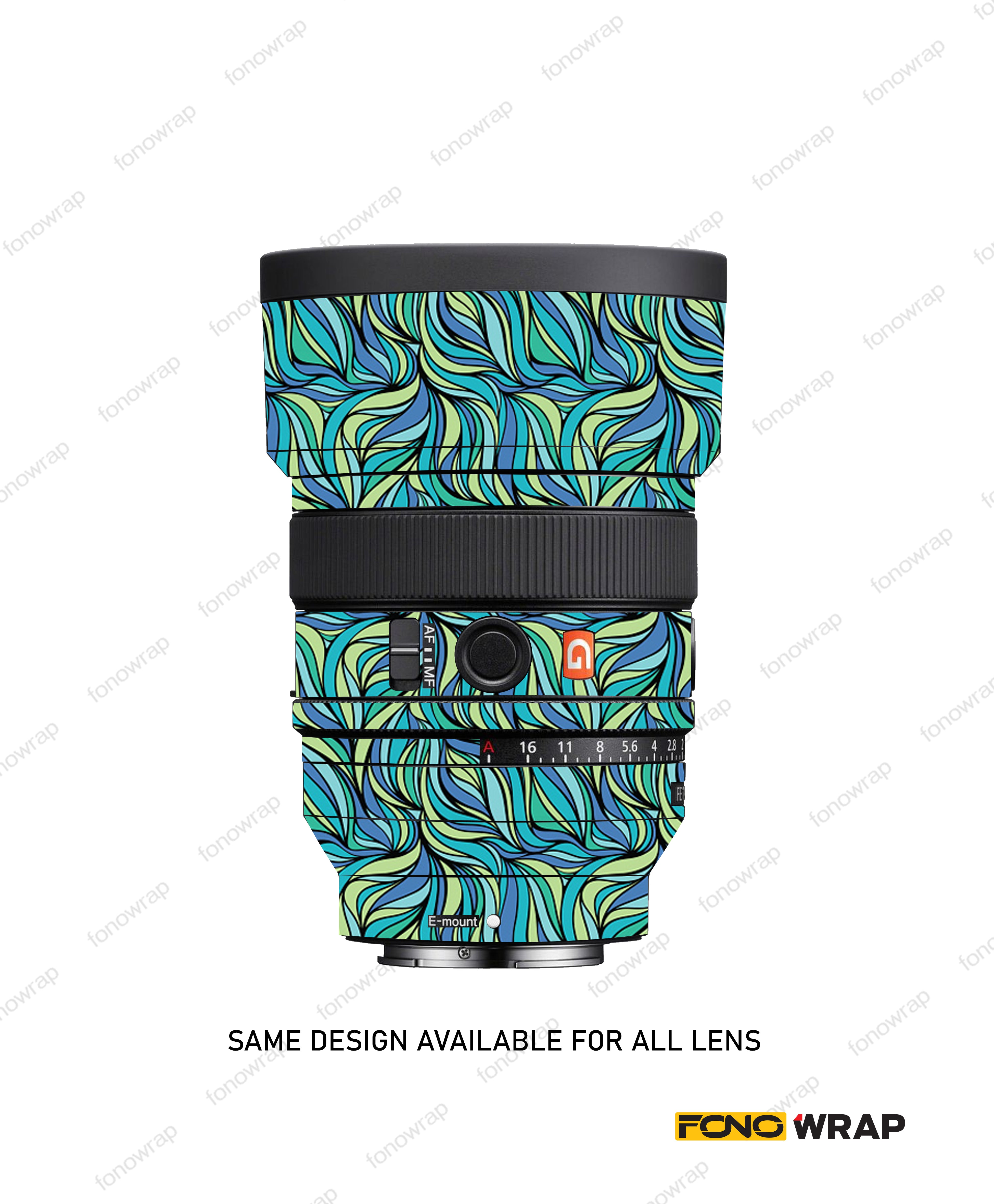 Ocean Waves Lens Skin