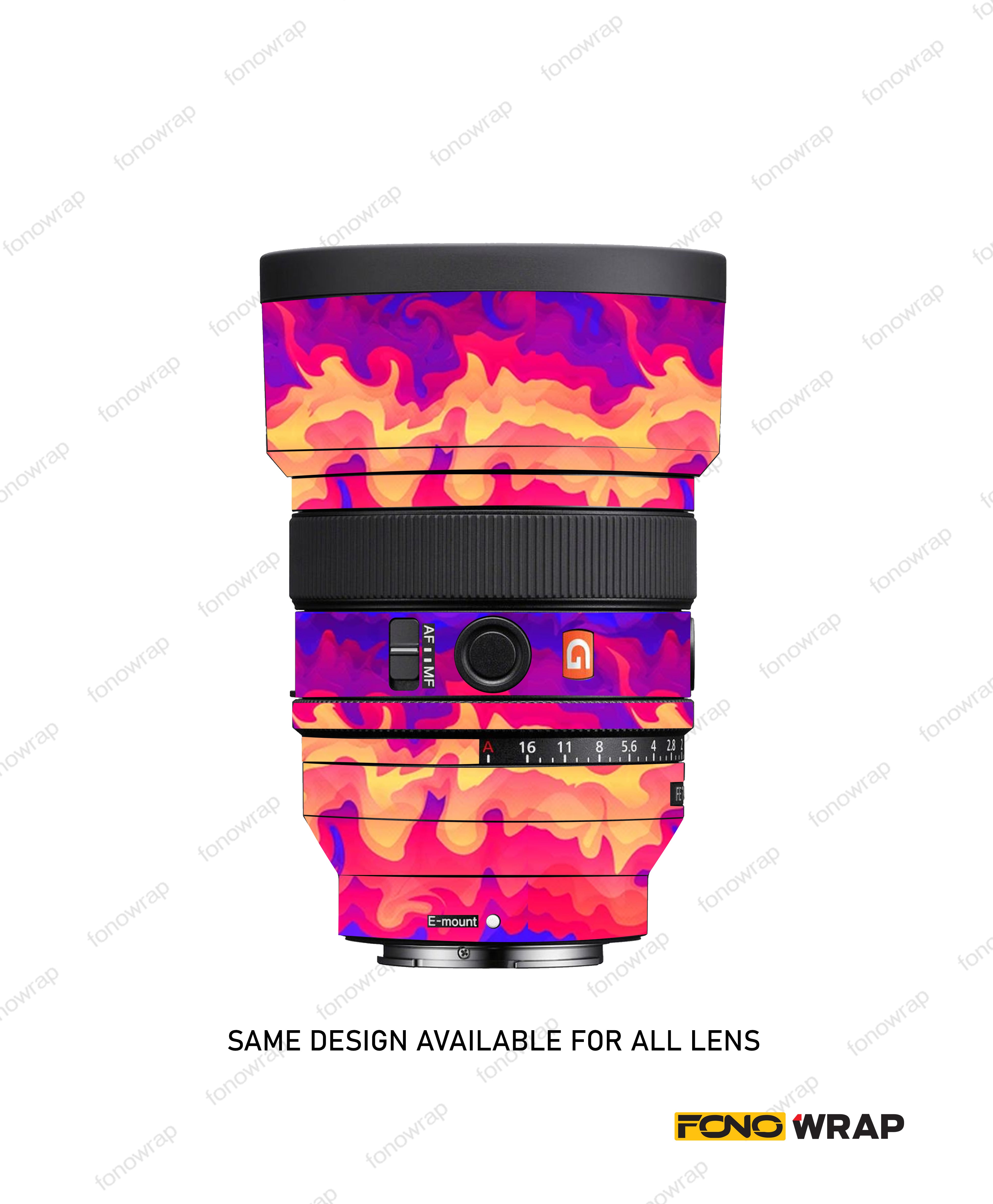 Fire Seamless Lens Skin