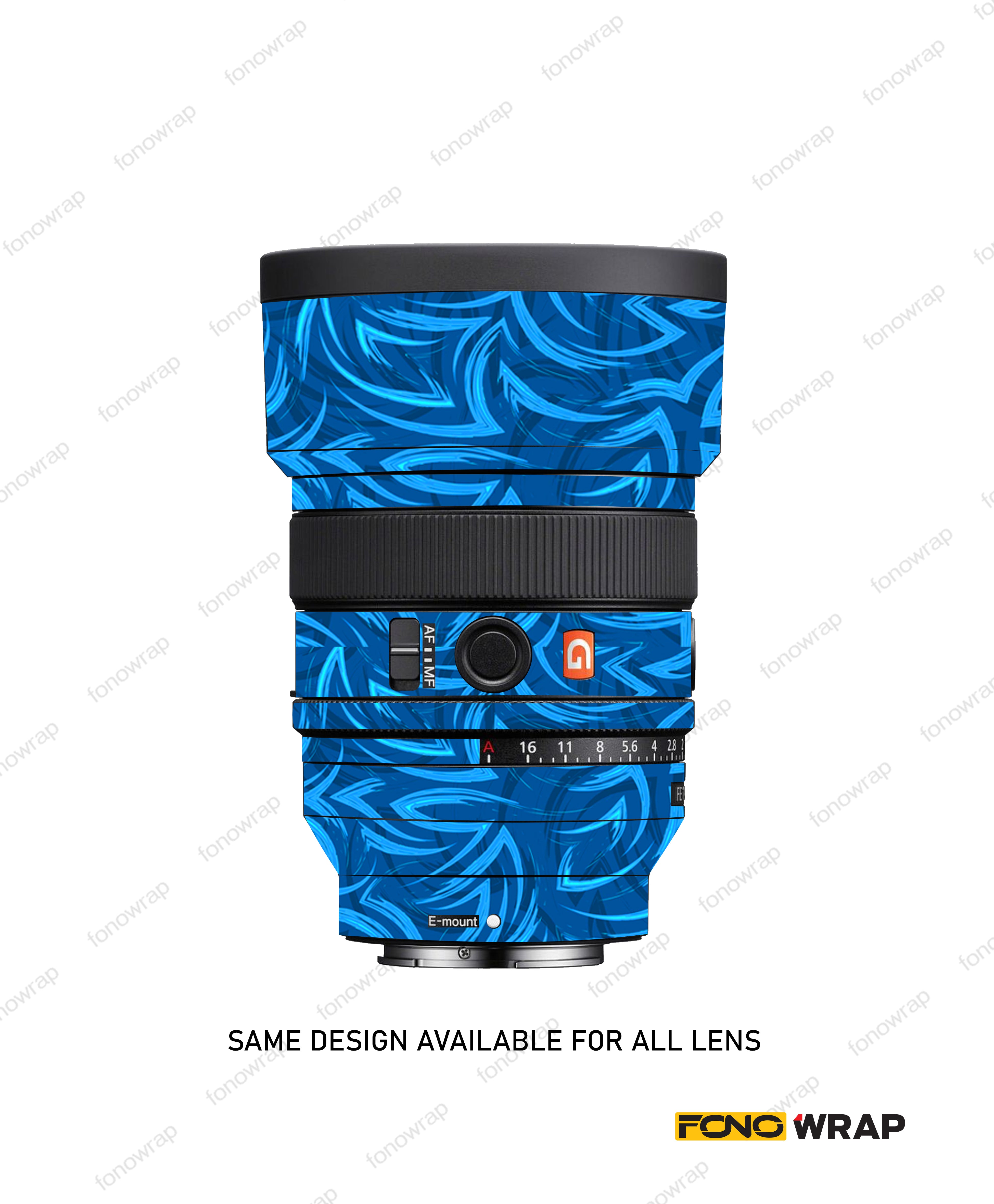 Wavy Blue Lens Skin