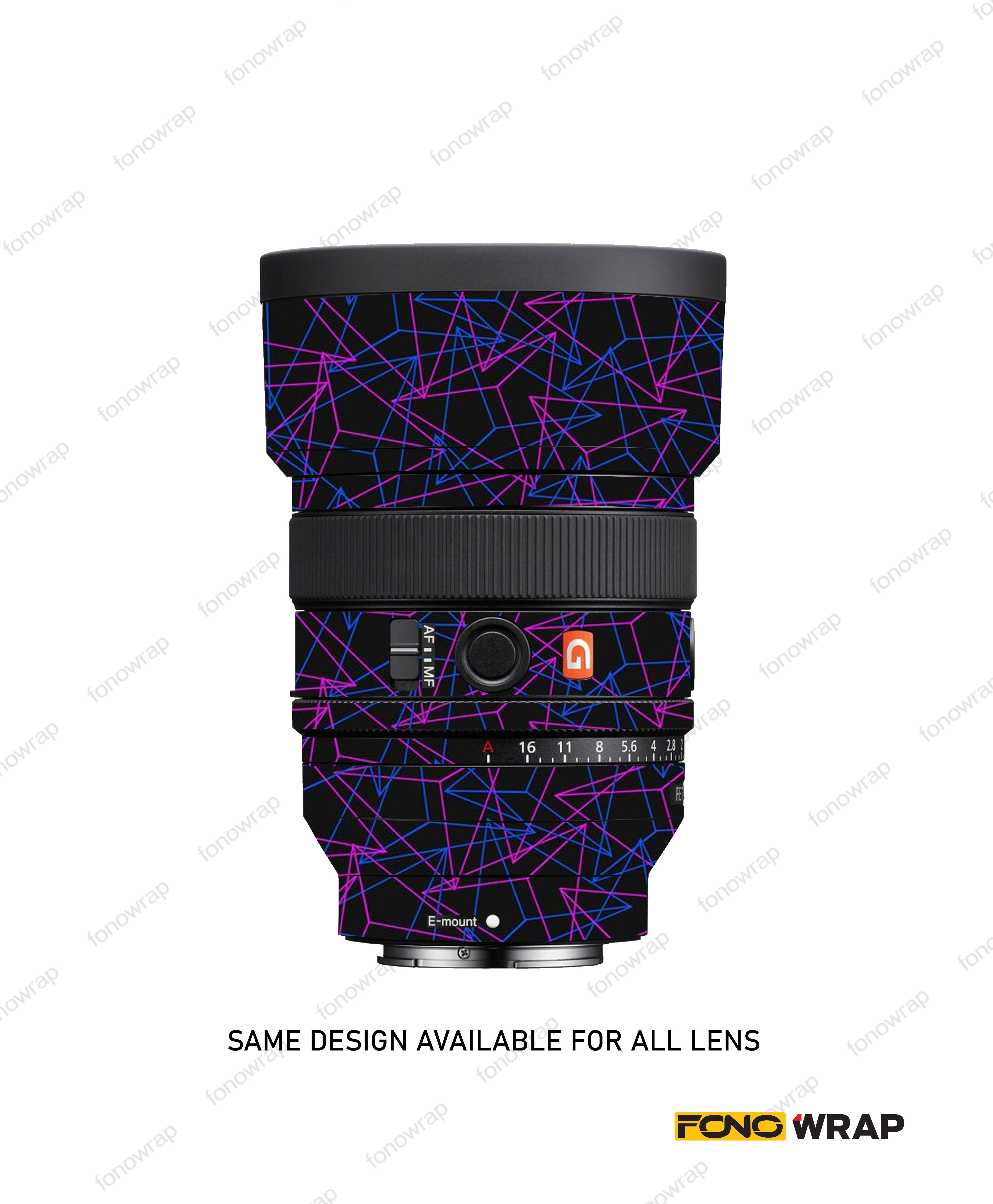 Purple Lines Lens Skin