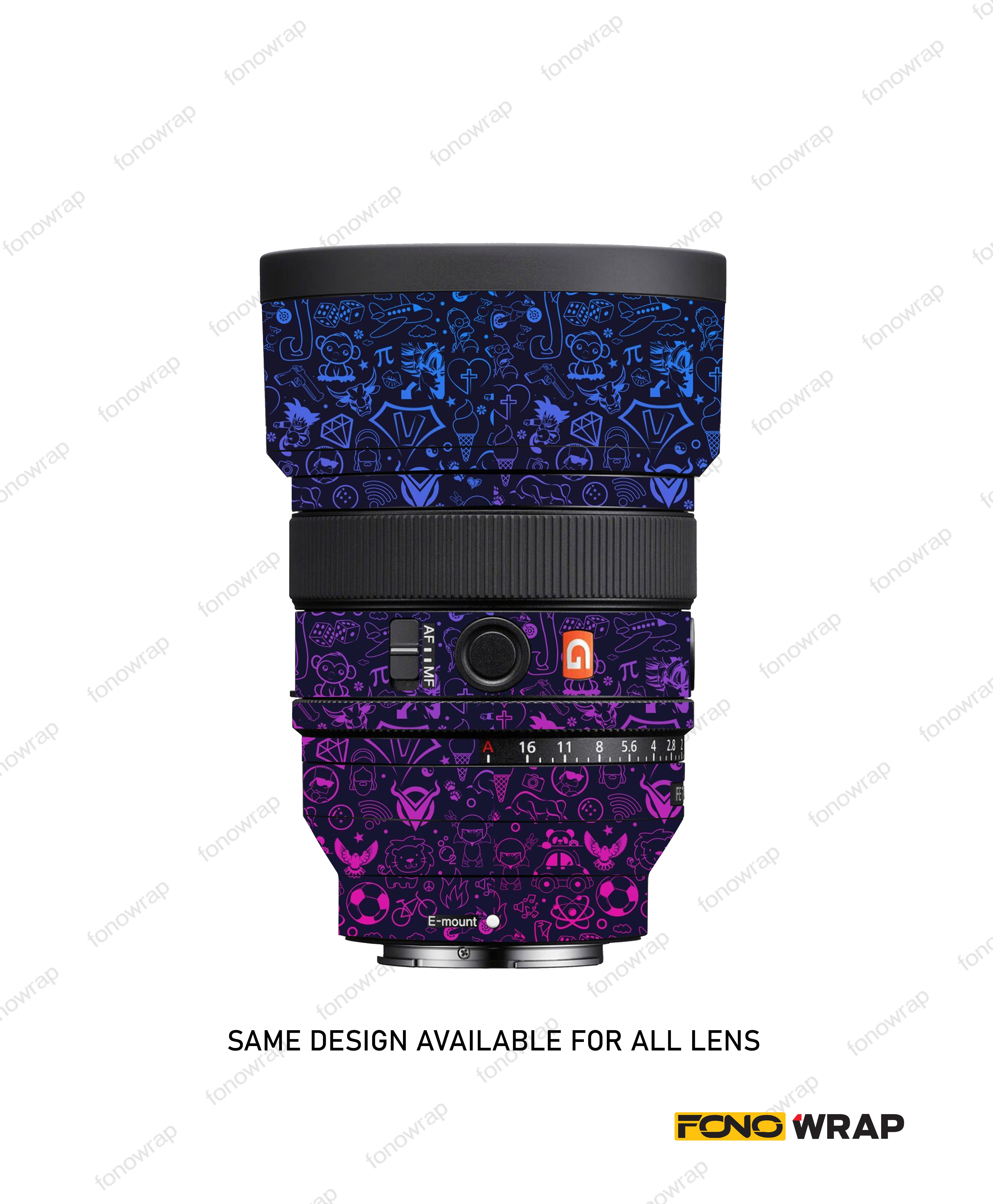 Neon Doodle Pink Lens Skin