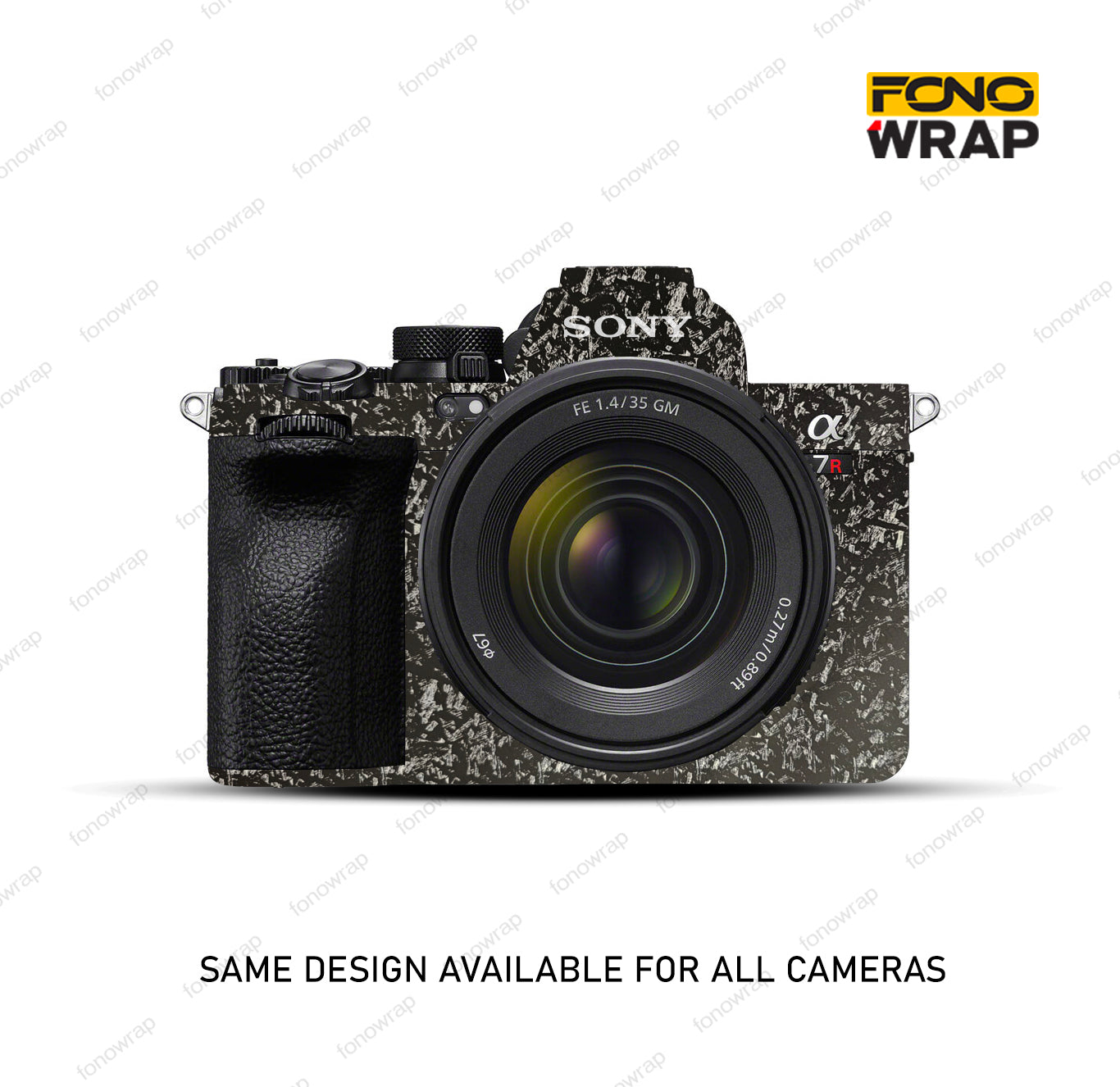 Bloom Black Camera Skin