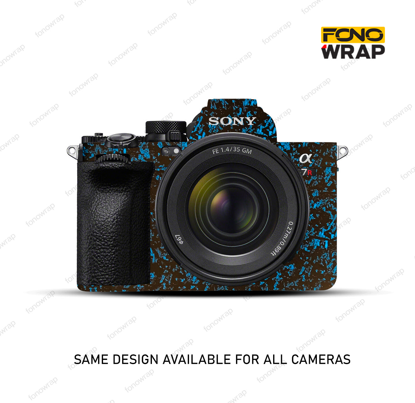 Bloom Blue Camera Skin