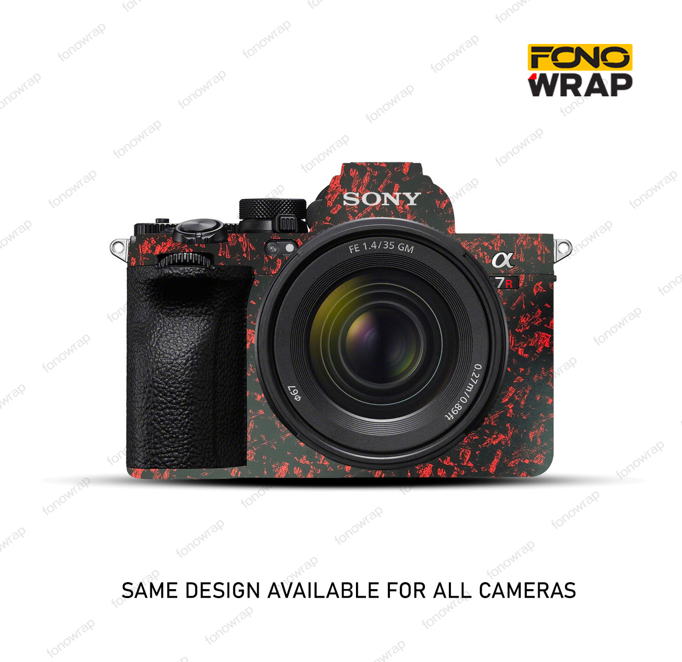 Bloom Red Camera Skin