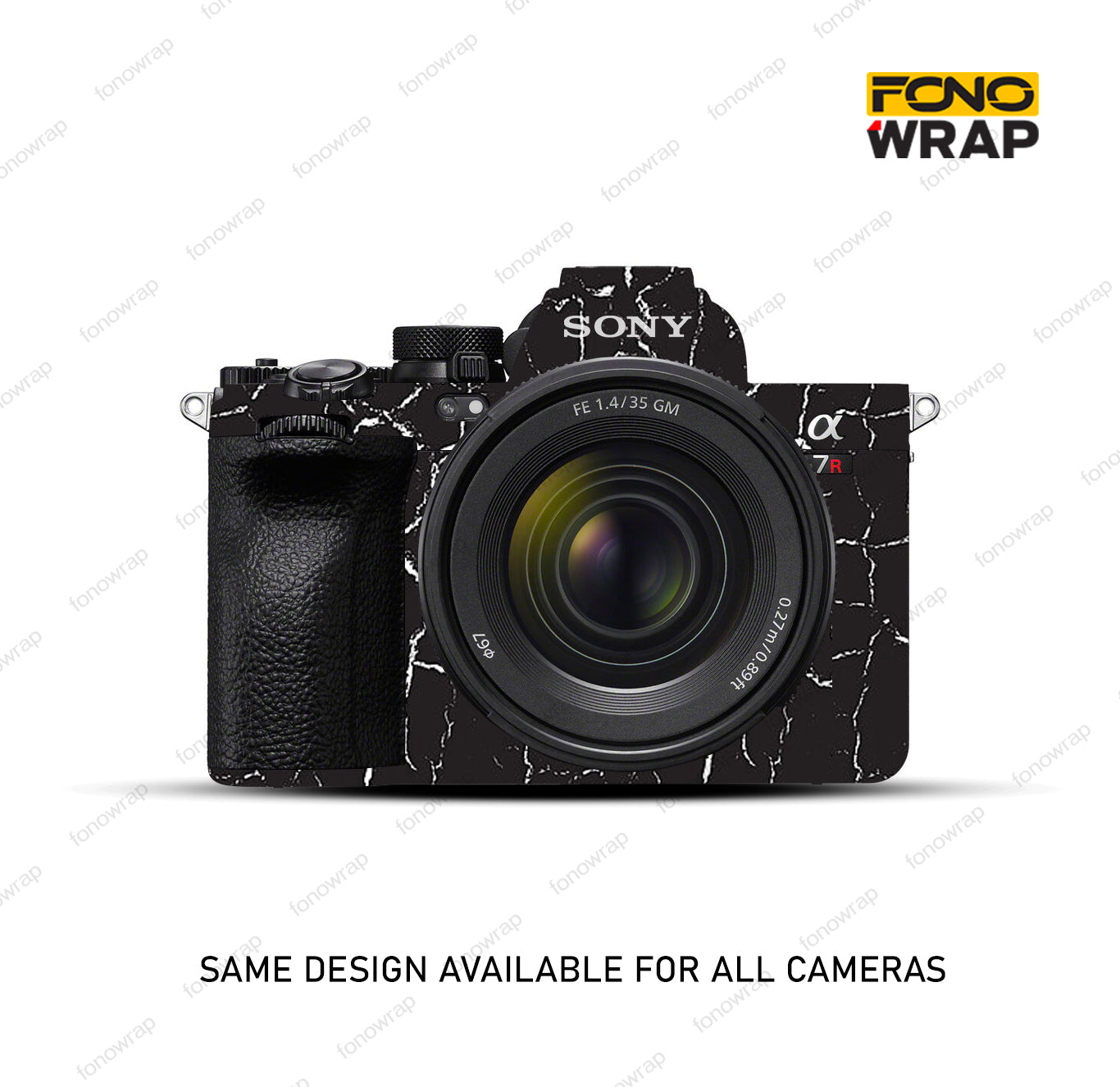 Flame Black Camera Skin