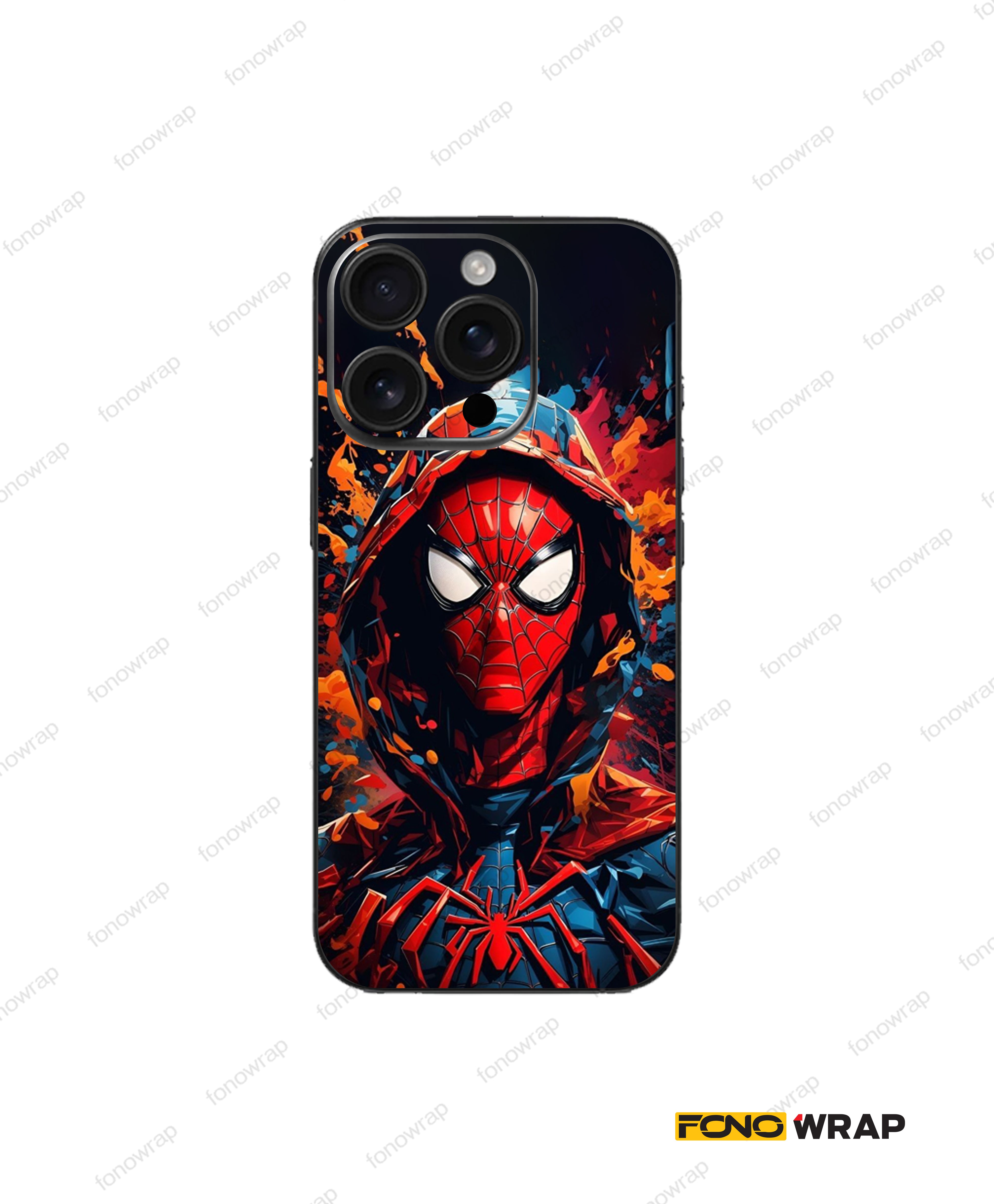 Spiderman V01 3D Embossed Mobile Skin