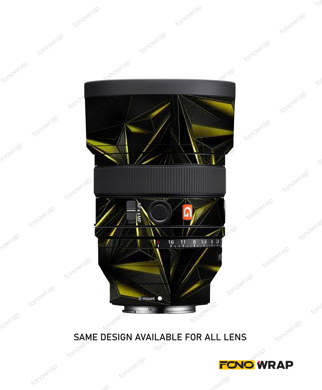 Abstract Yellow Lens Skin