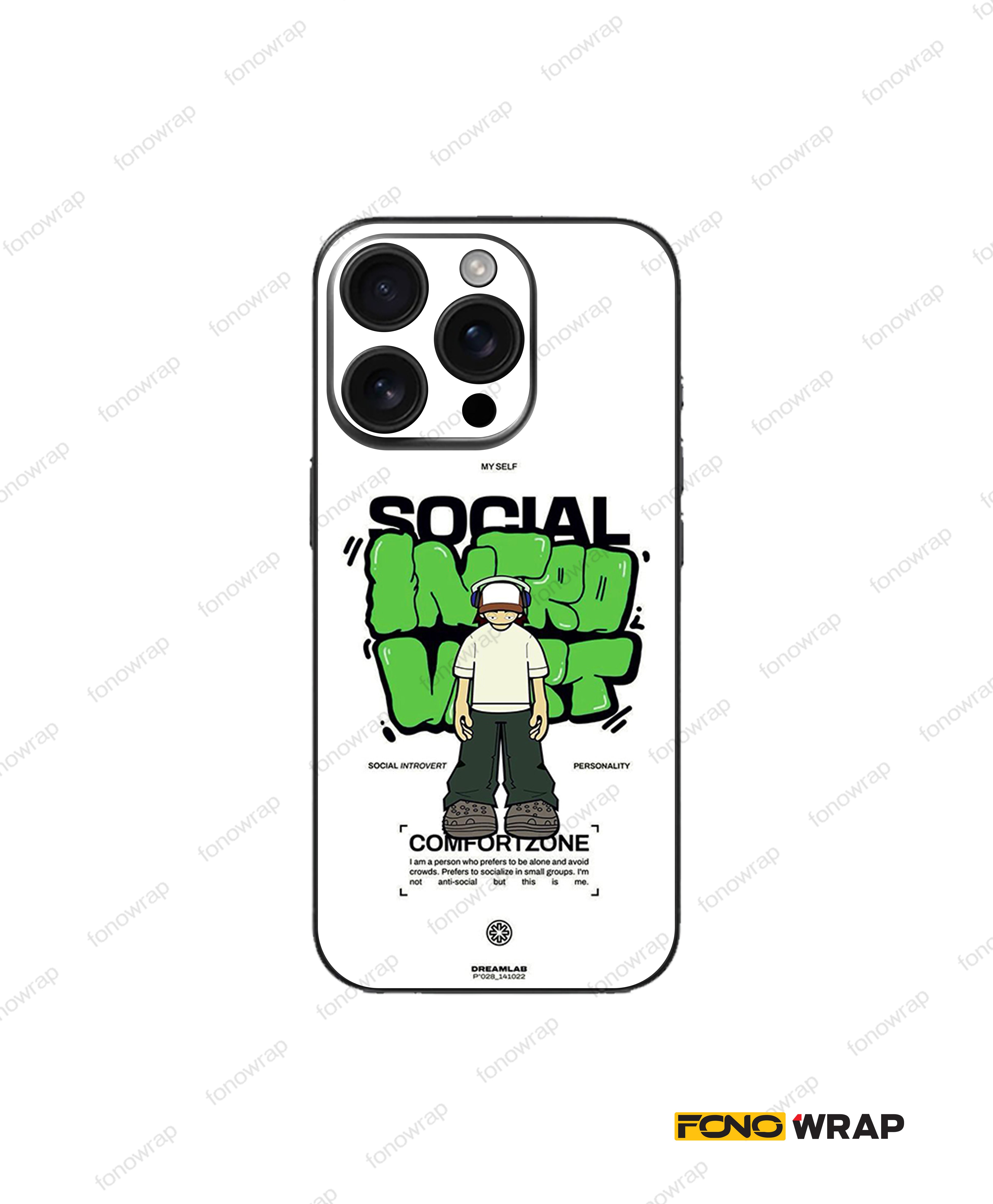 Social Introvert Matte Mobile Skin