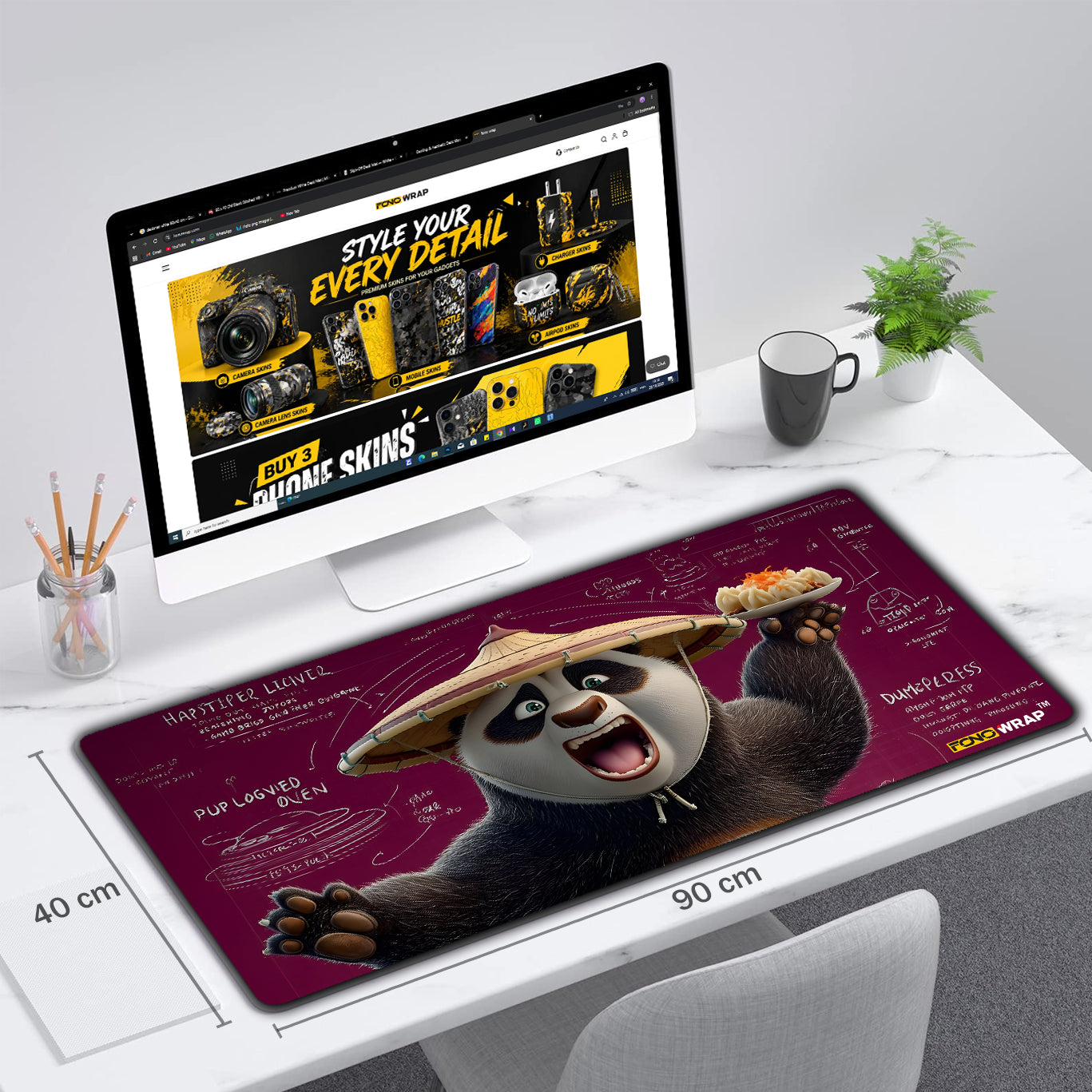 Kung Fu Panda Desk Mat