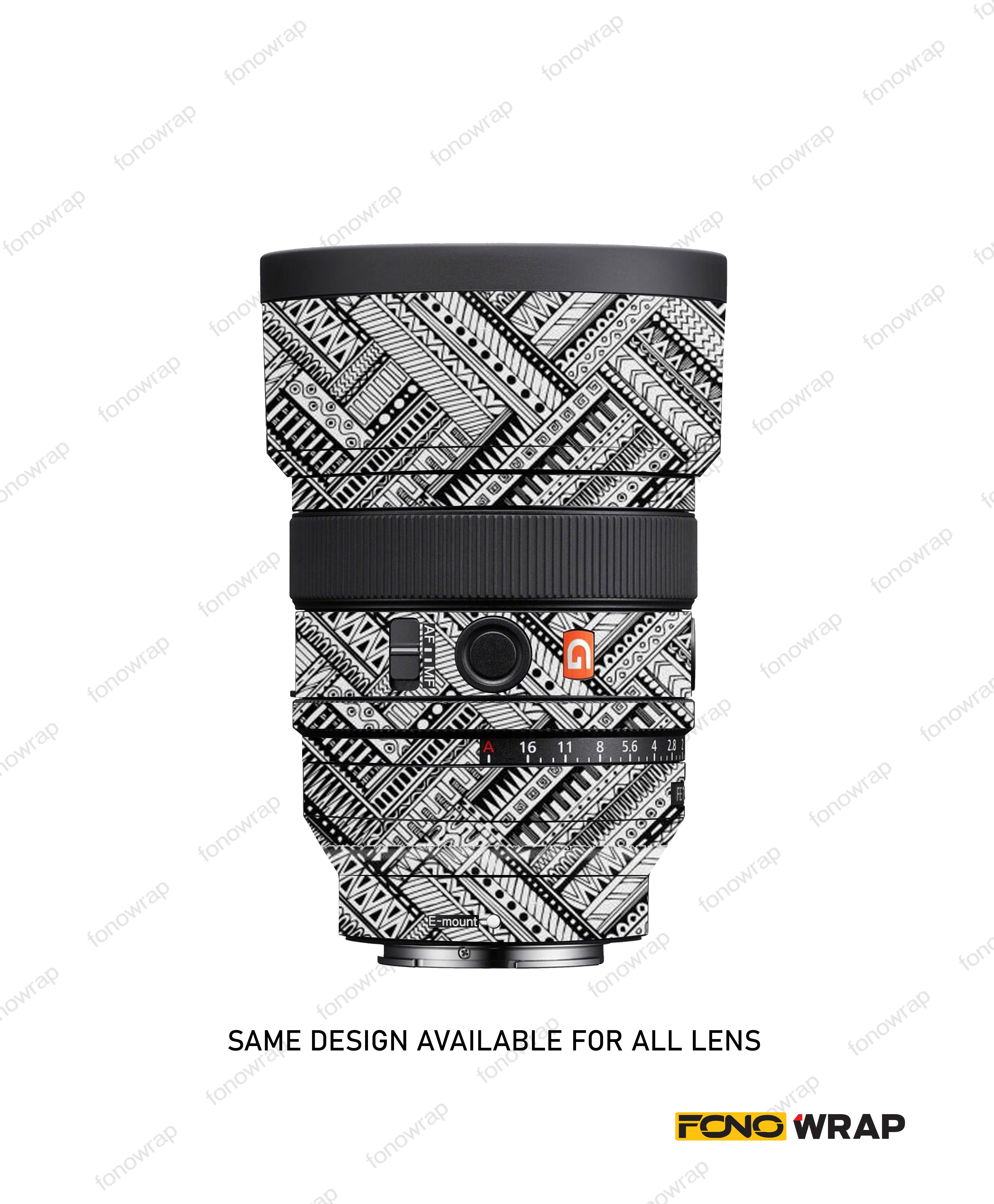 White mandala Lens Skin