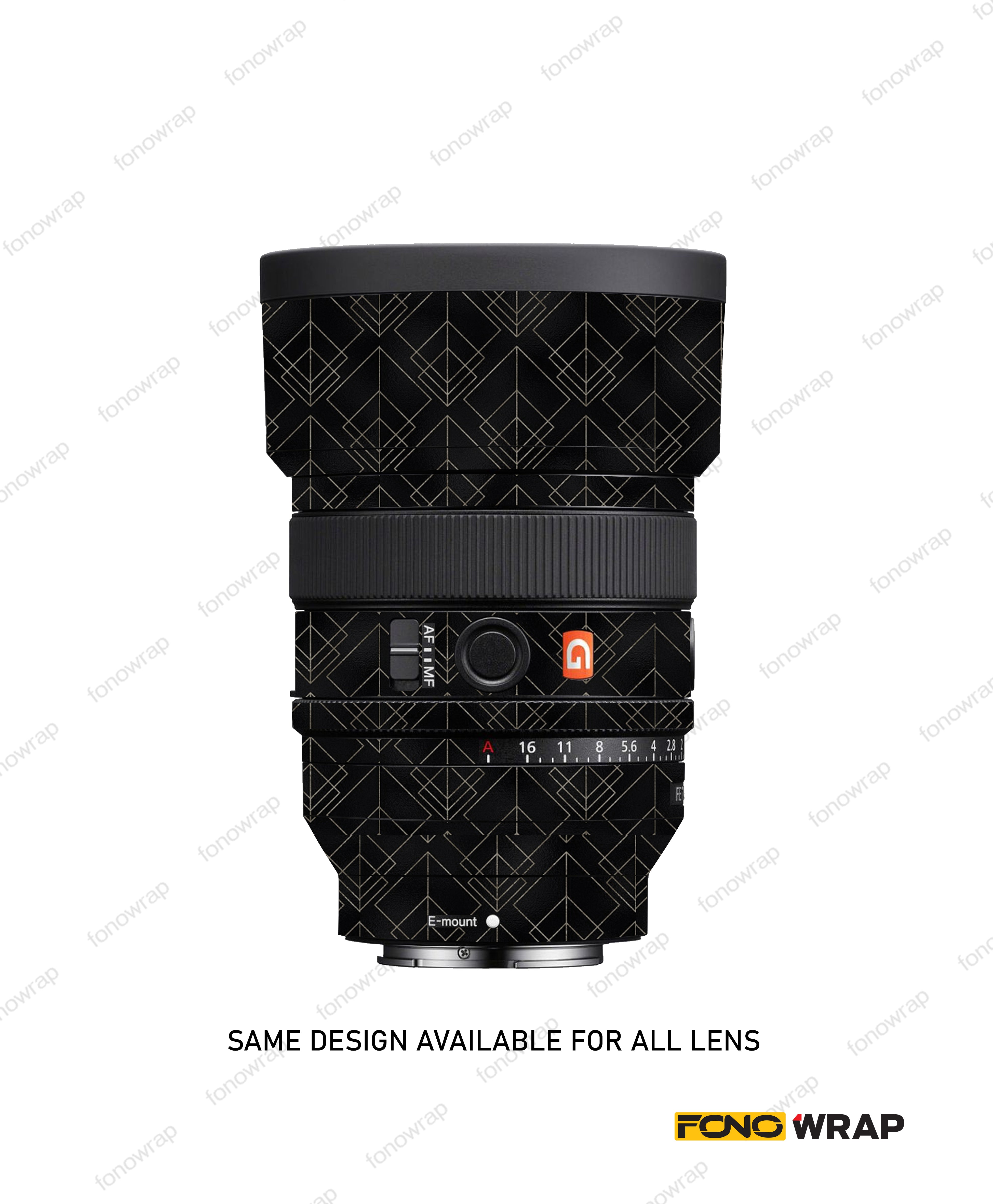 Geometric Diamond Lens Skin