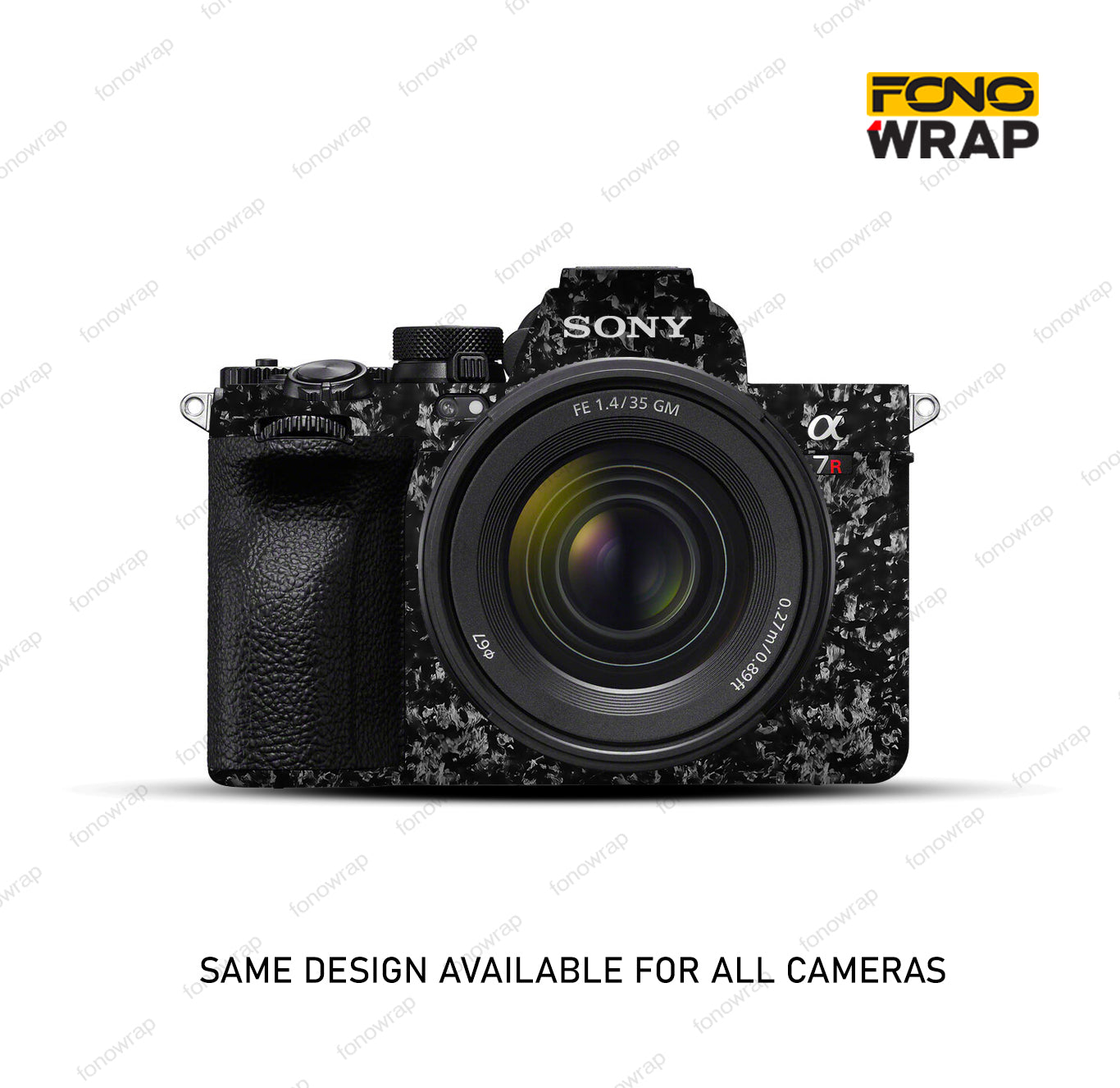 Black Granite Camera Skin
