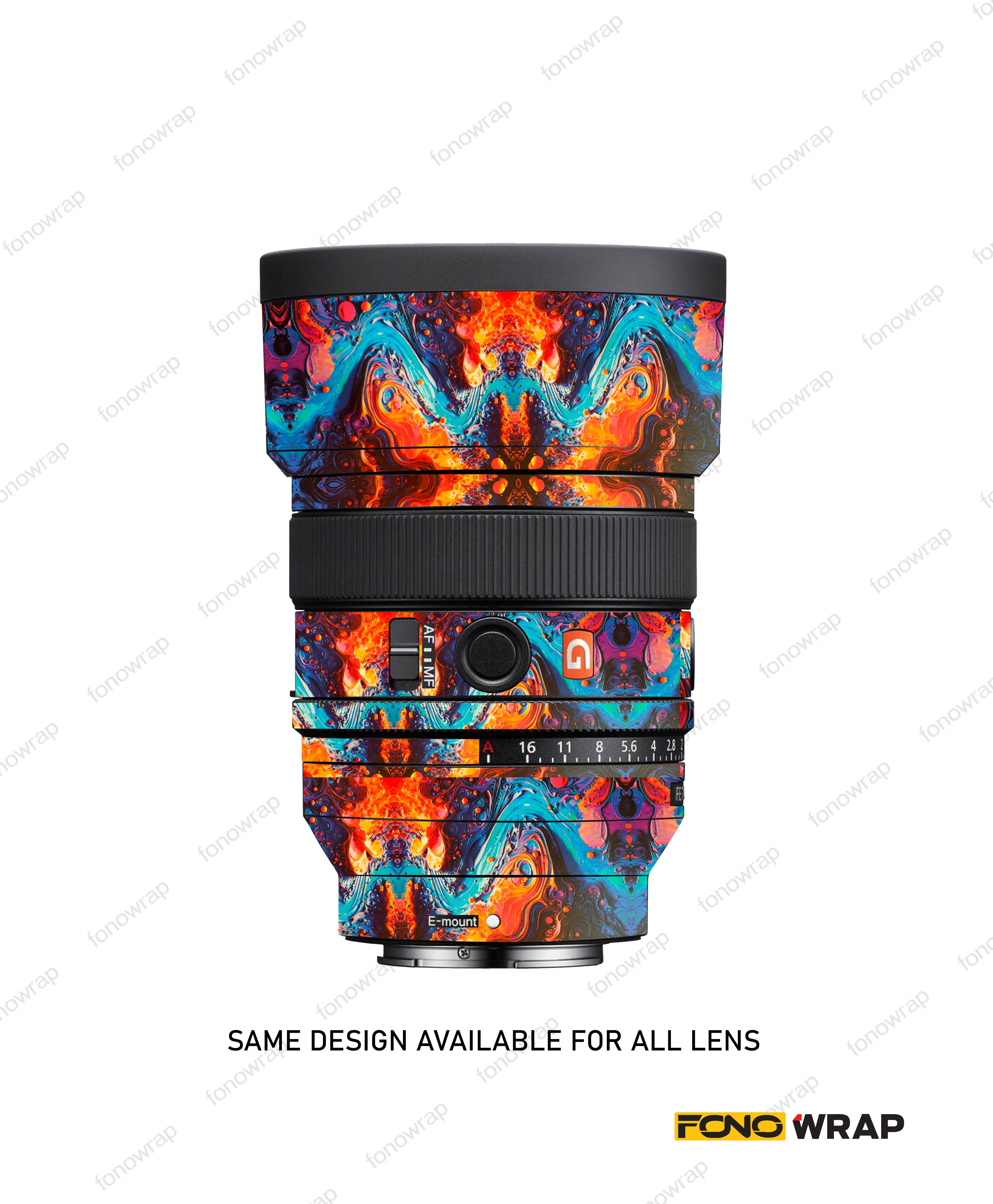 Vibrant Abstract Lens Skin