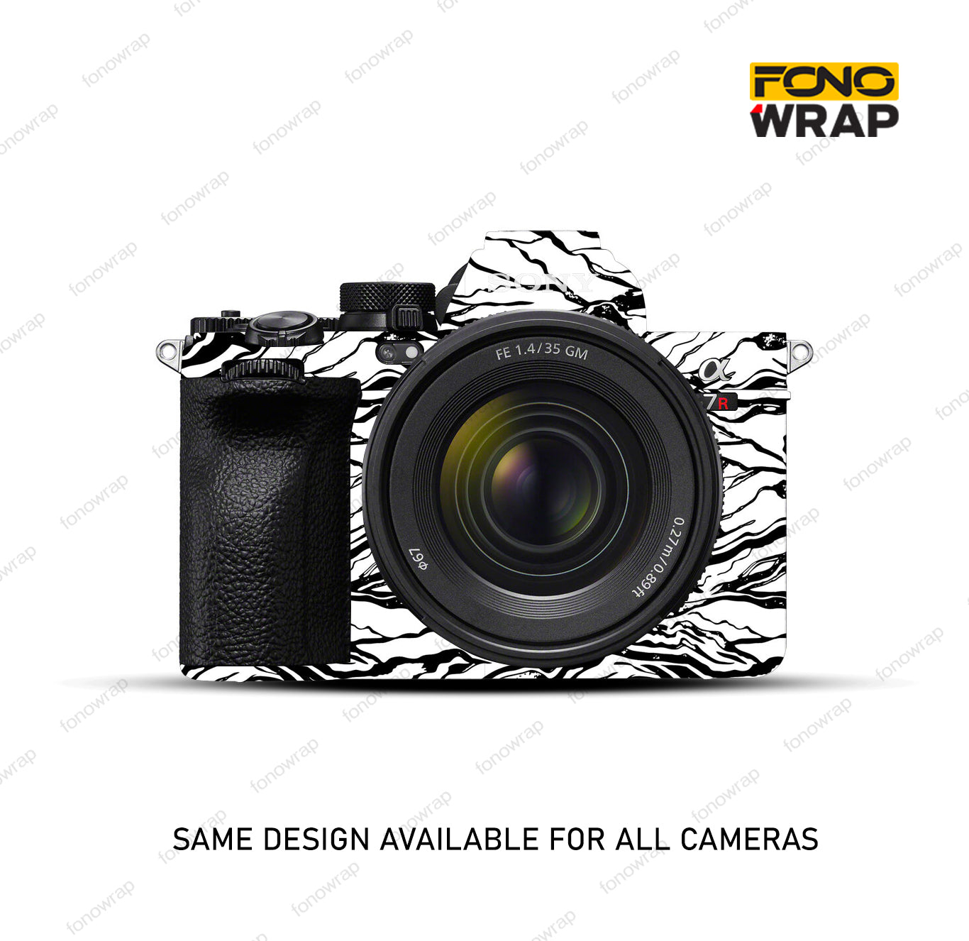Zebra Stripe Camera Skin