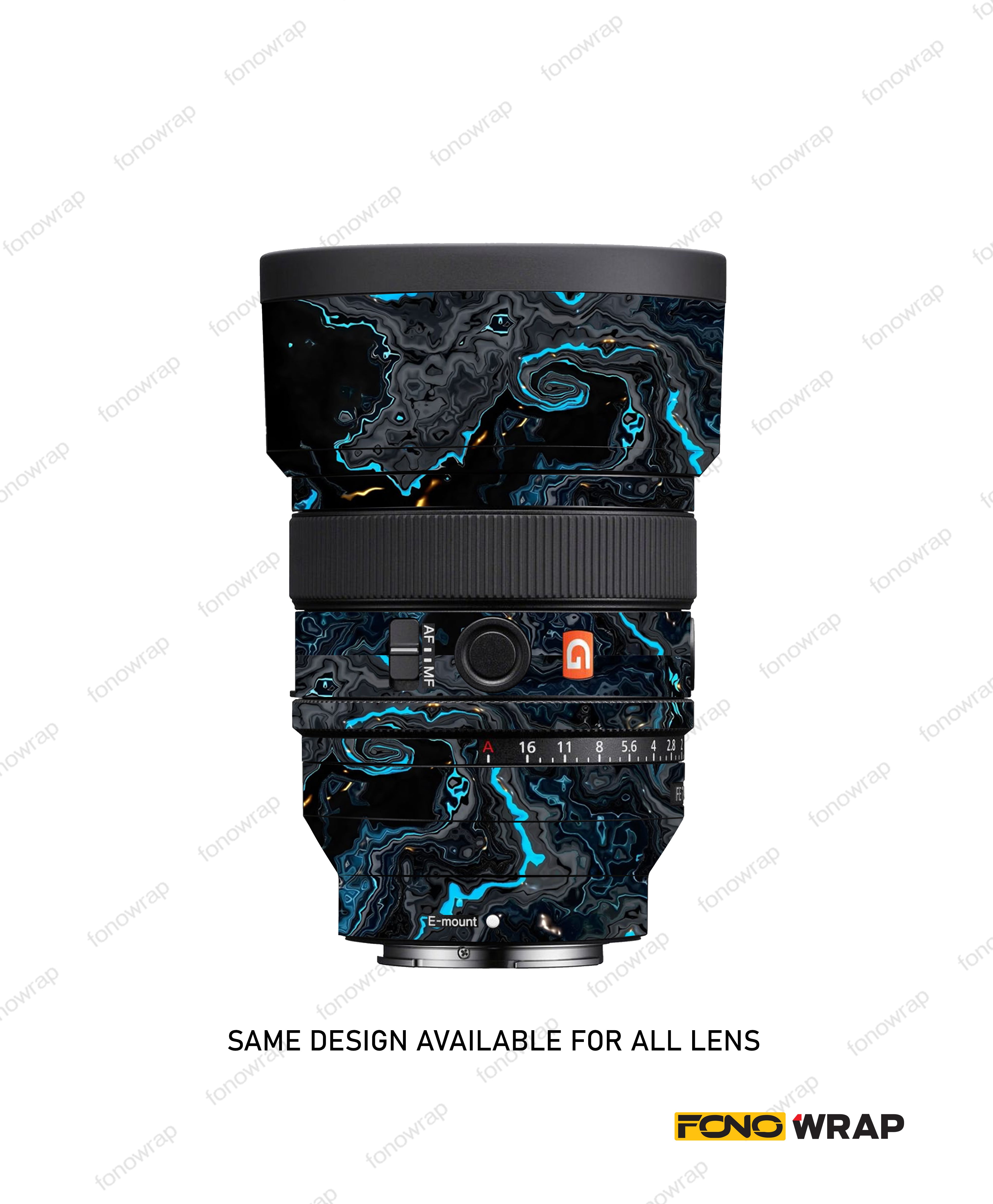 Neon Cyan Lens Skin