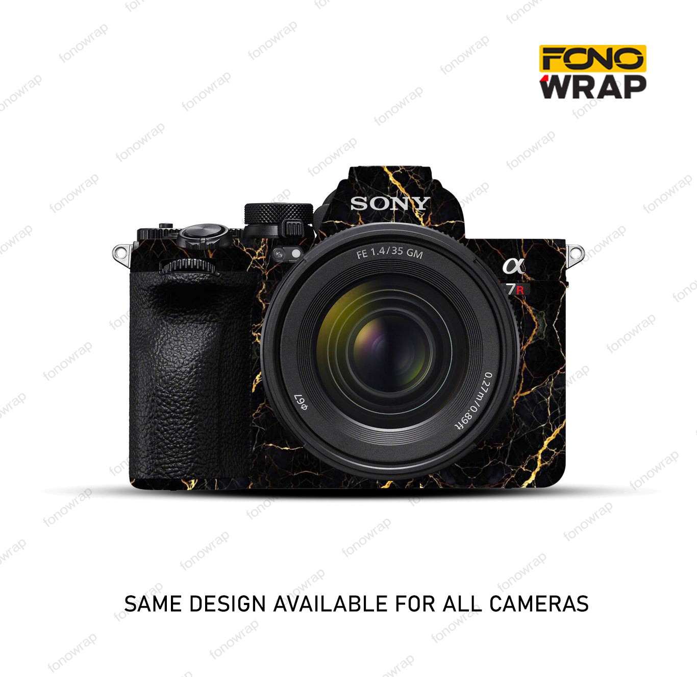 Glowing Gold Camera Skin