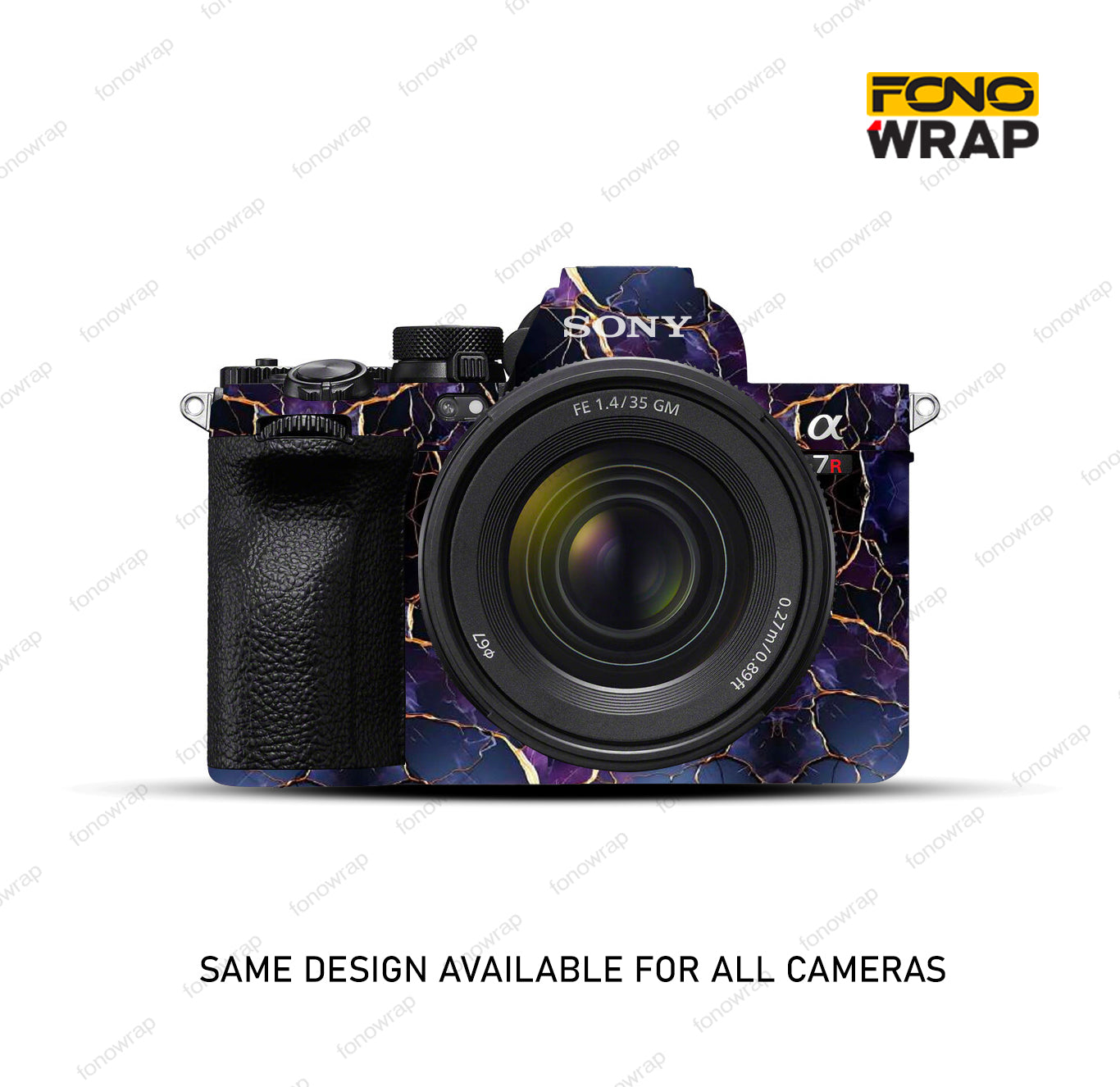Kintsugi Purple Camera Skin