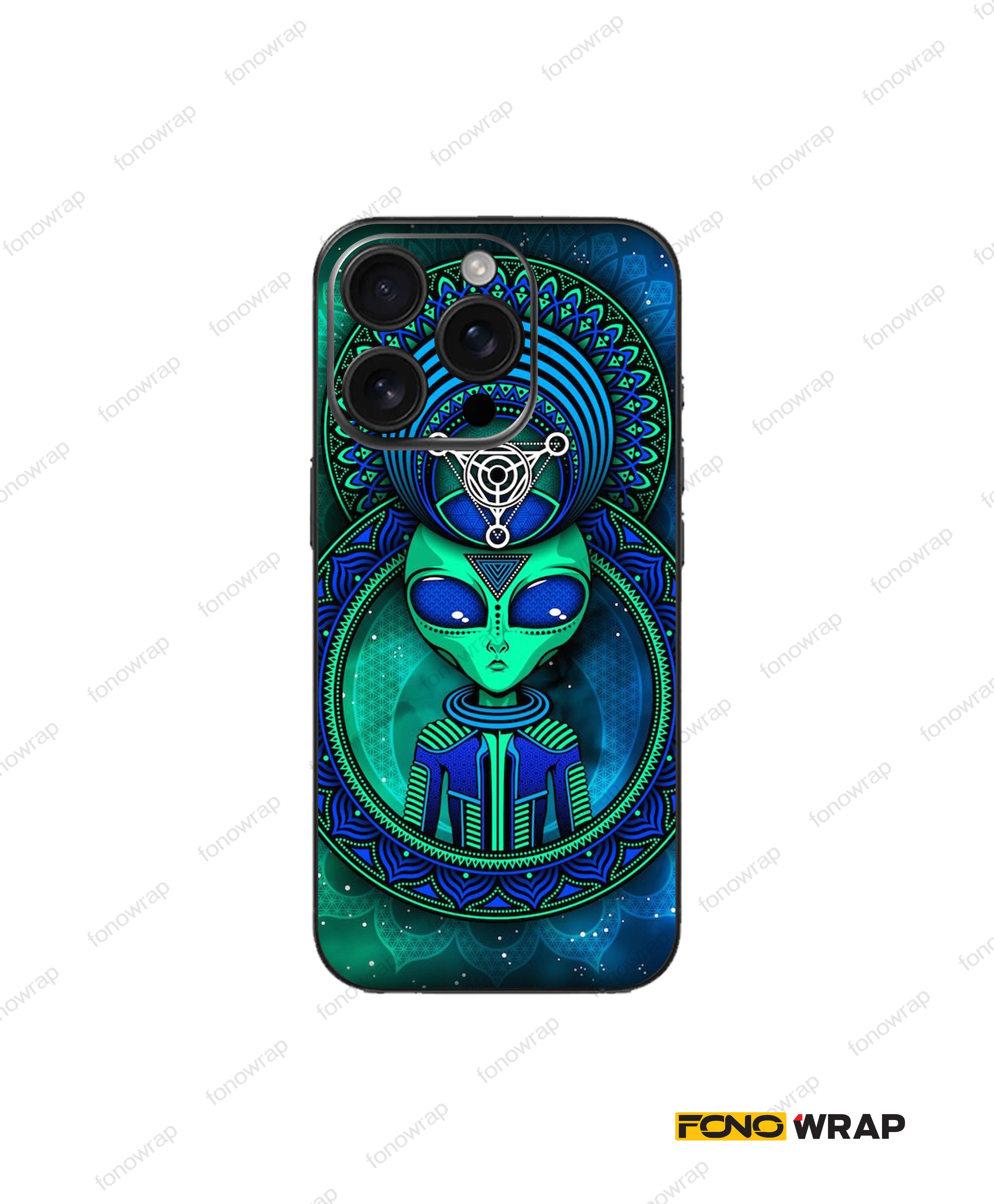 Alien Matte Mobile Skin