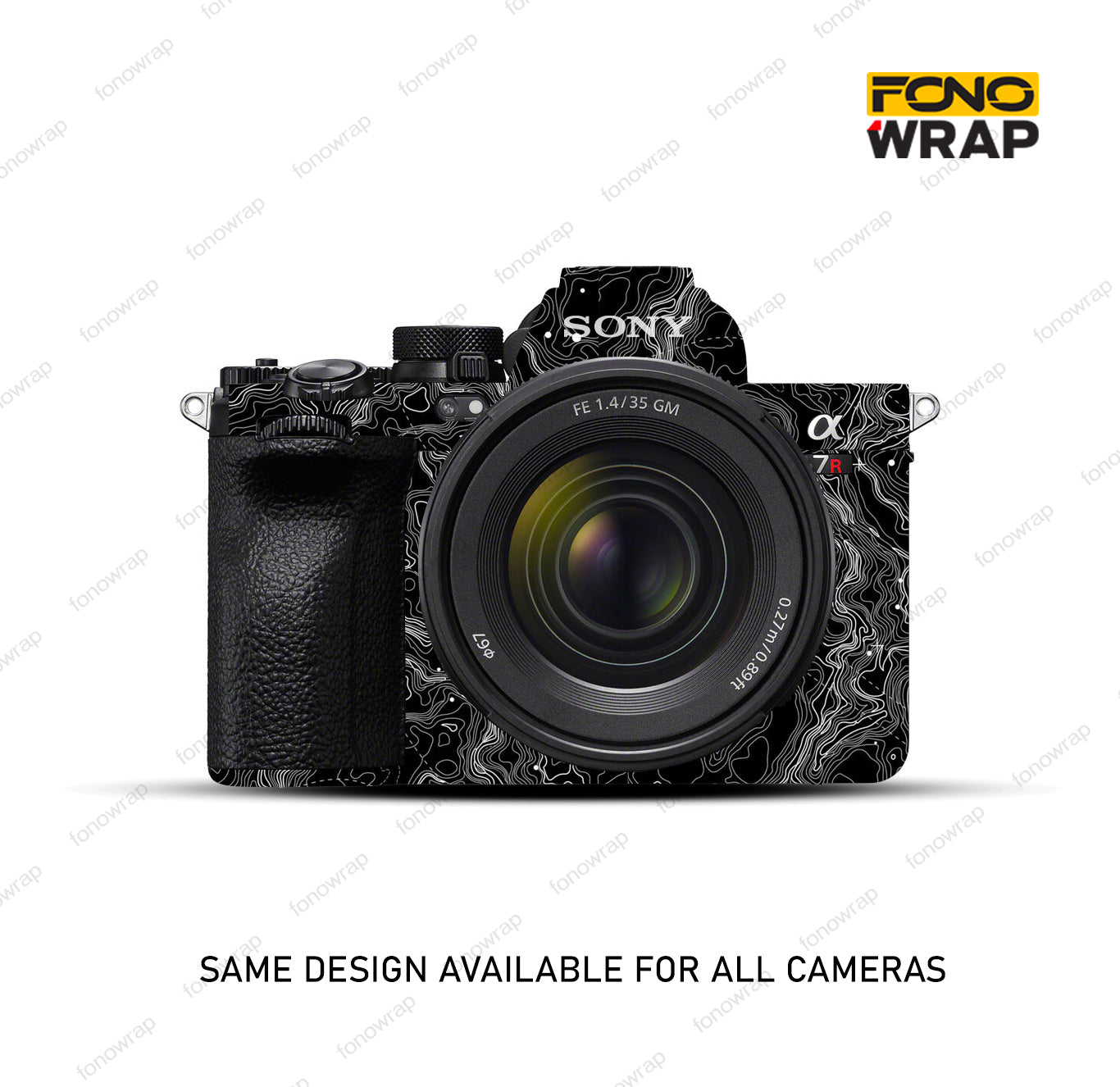 Topographic Pattern Camera Skin
