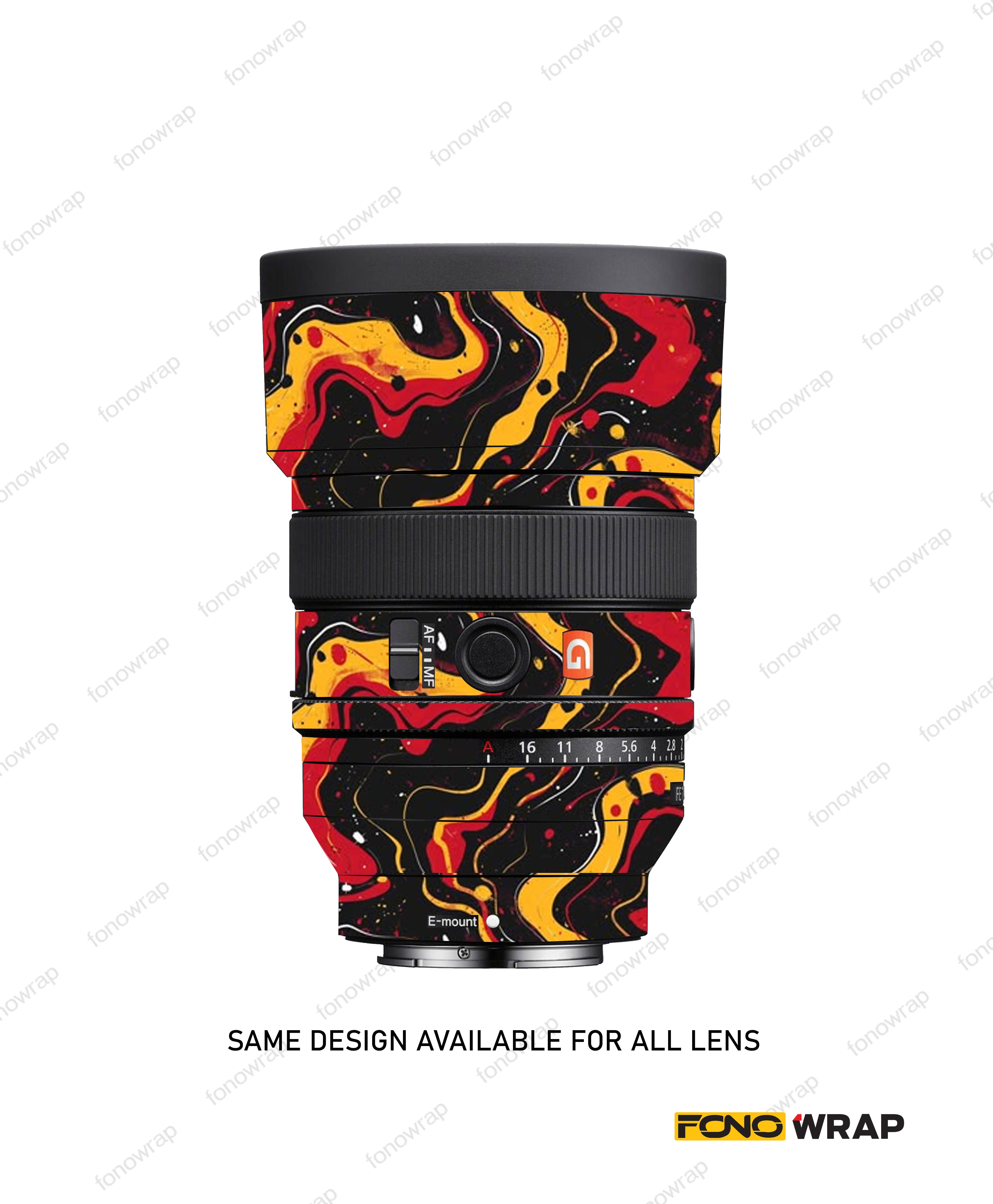 Lava Burst Lens Skin
