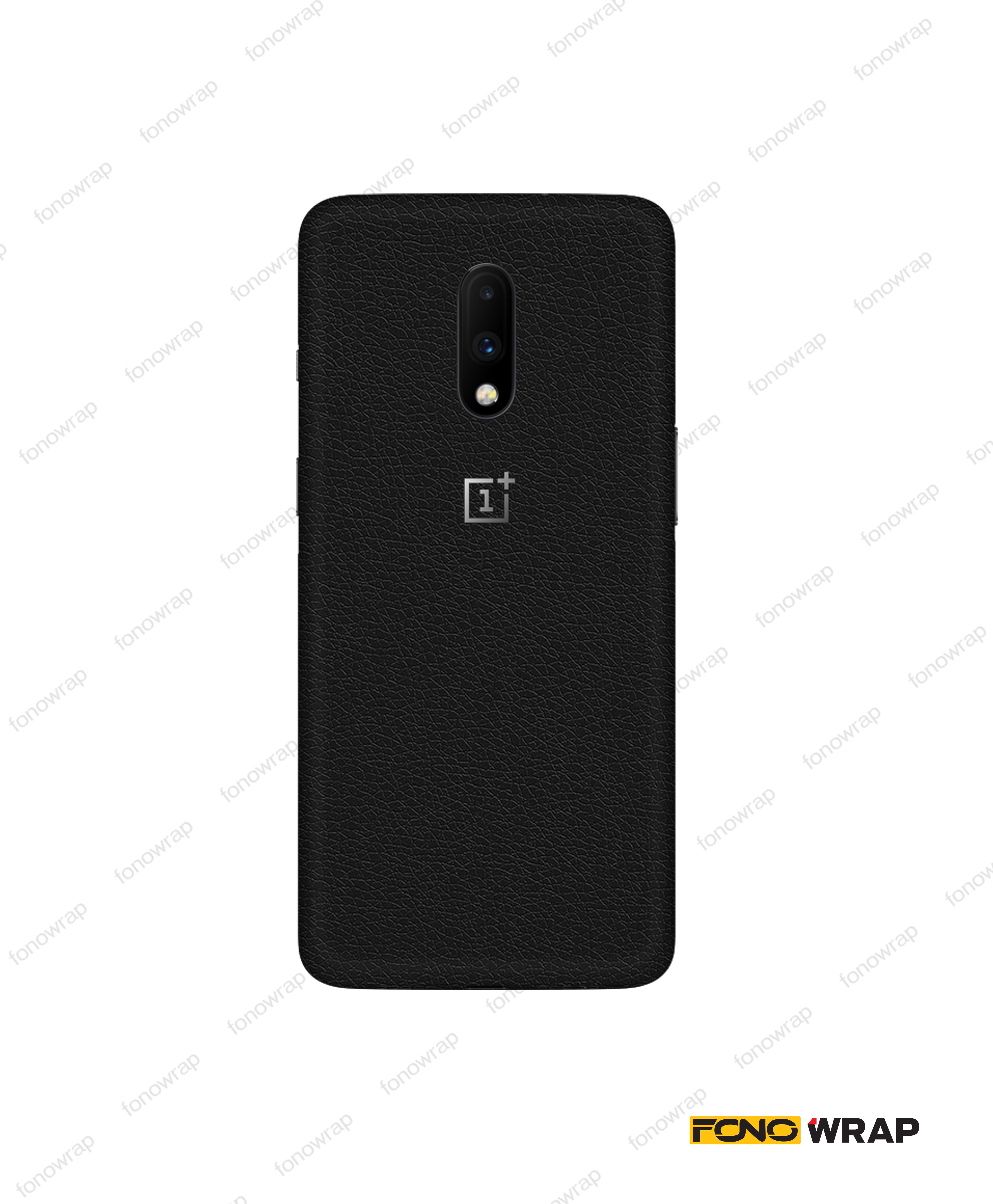 Black Leather Textured Mobile Skin