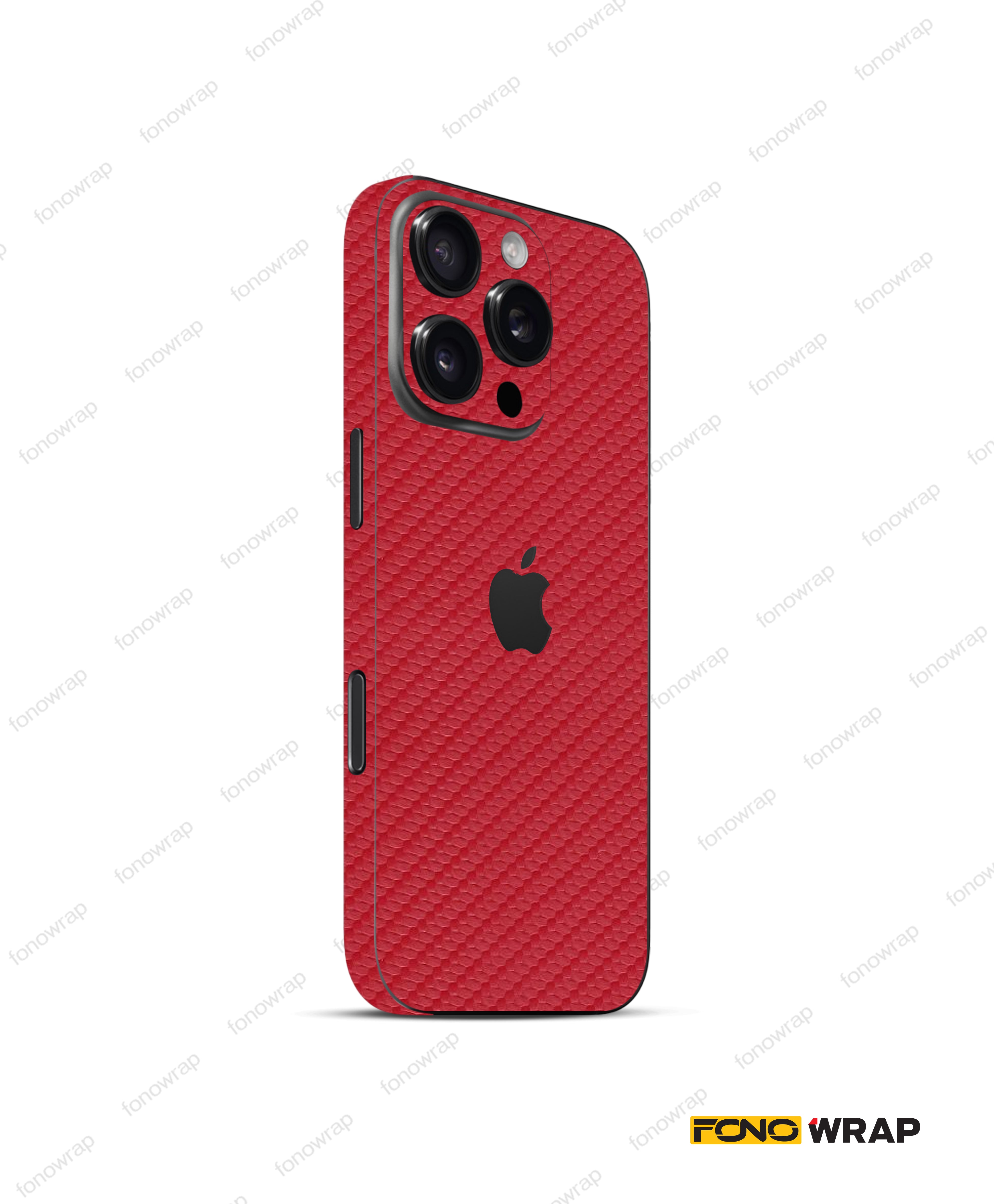 Red Carbon Fiber Mobile Skin