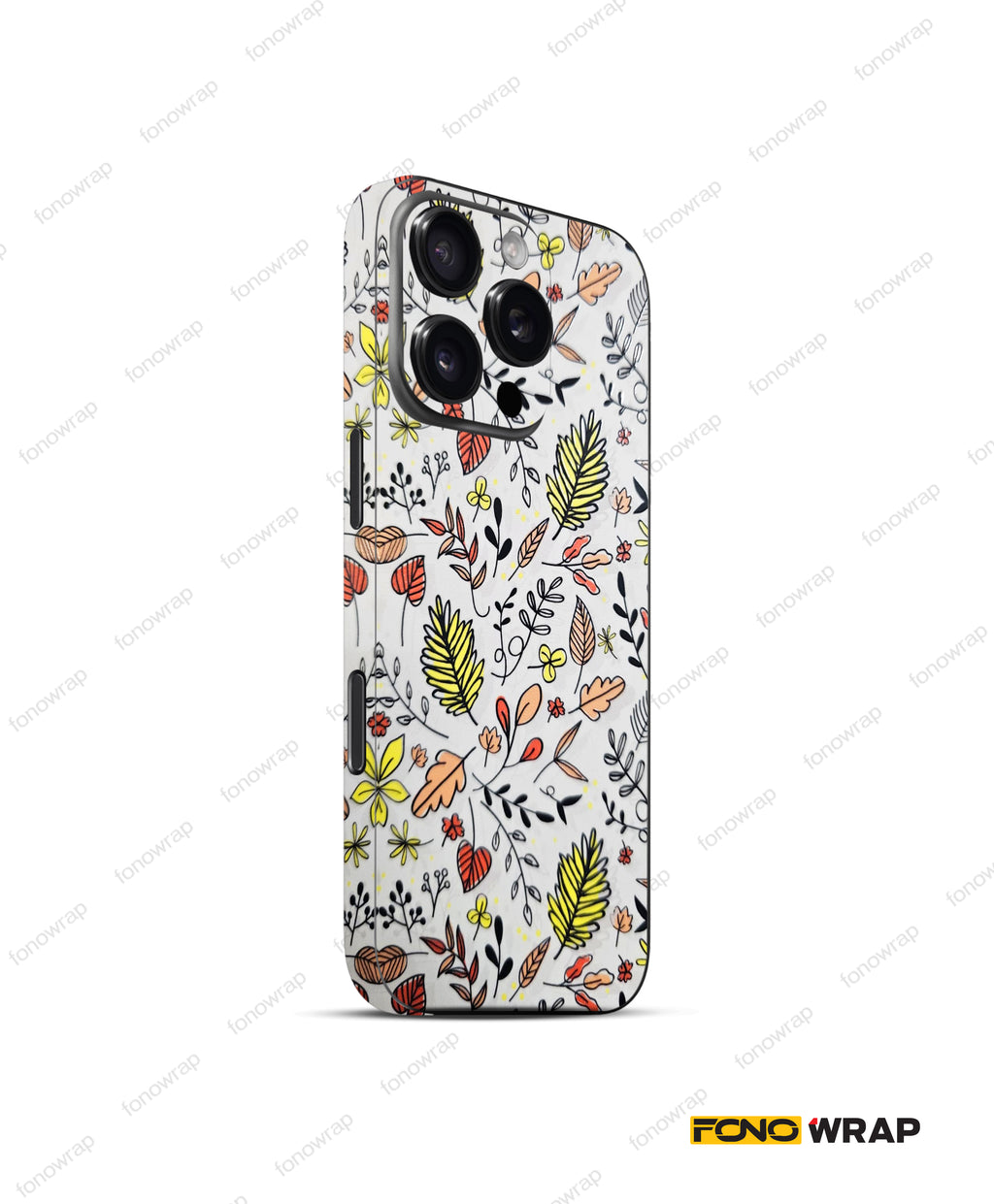 Floral Embossed Mobile Skin