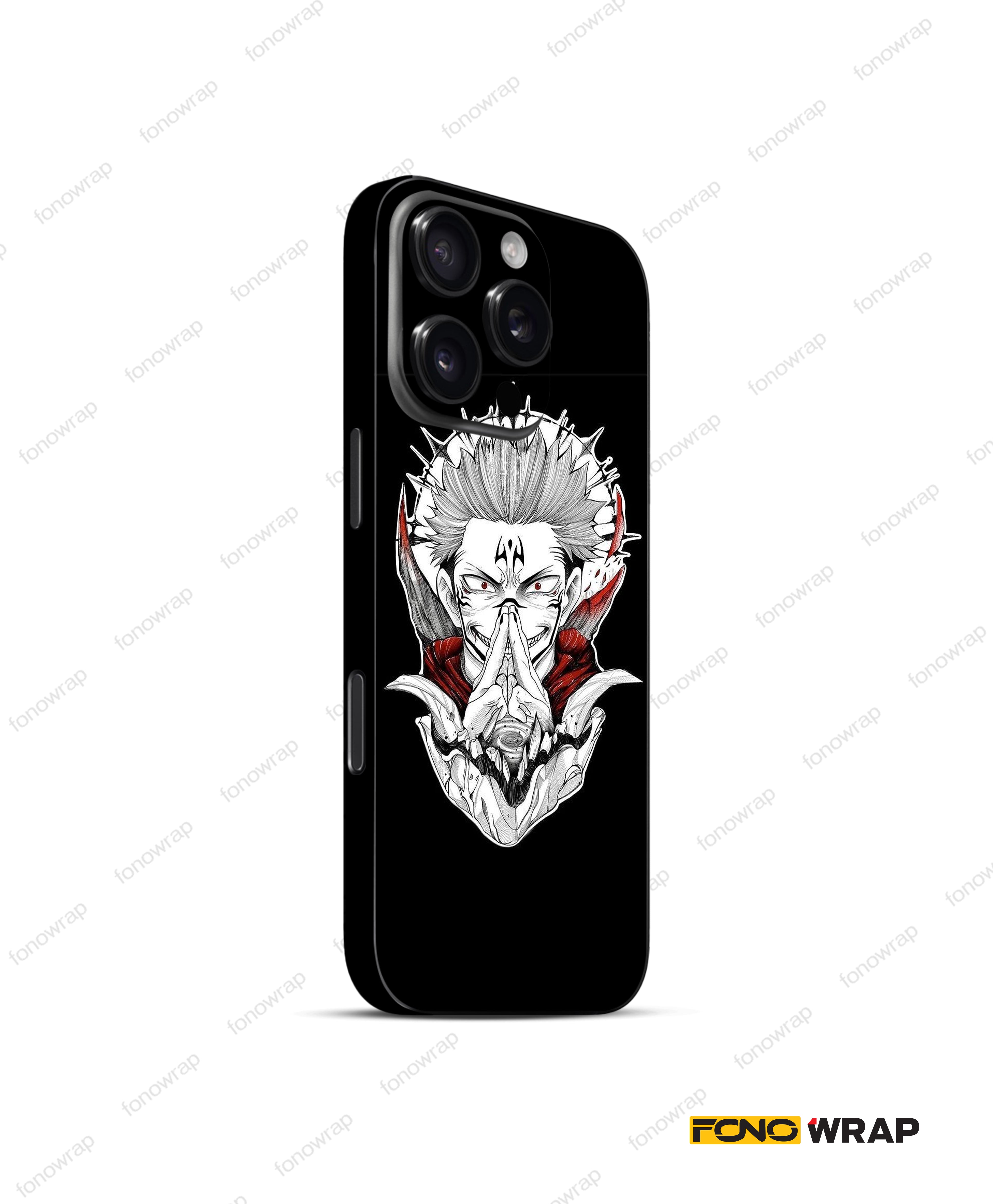 Sukuna 3D Embossed Mobile Skin