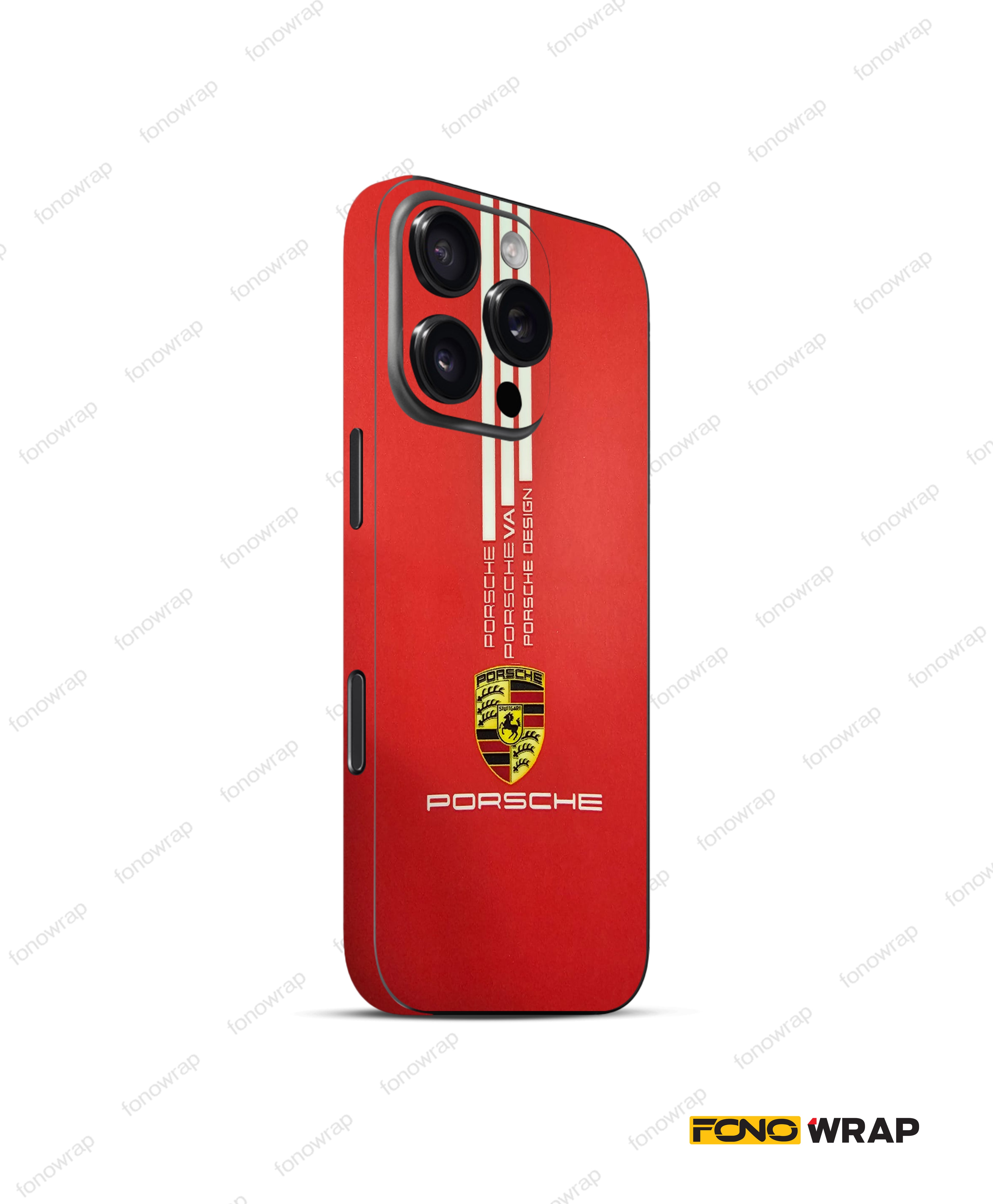 Stuttgart Red 3D Embossed Mobile Skin