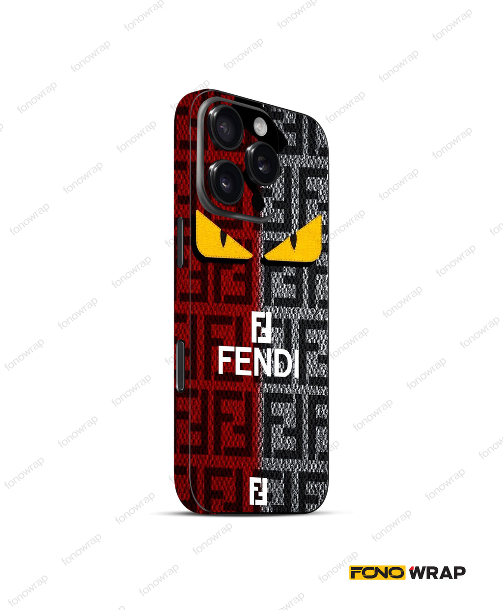 Fendi Eyes Embossed Mobile Skin
