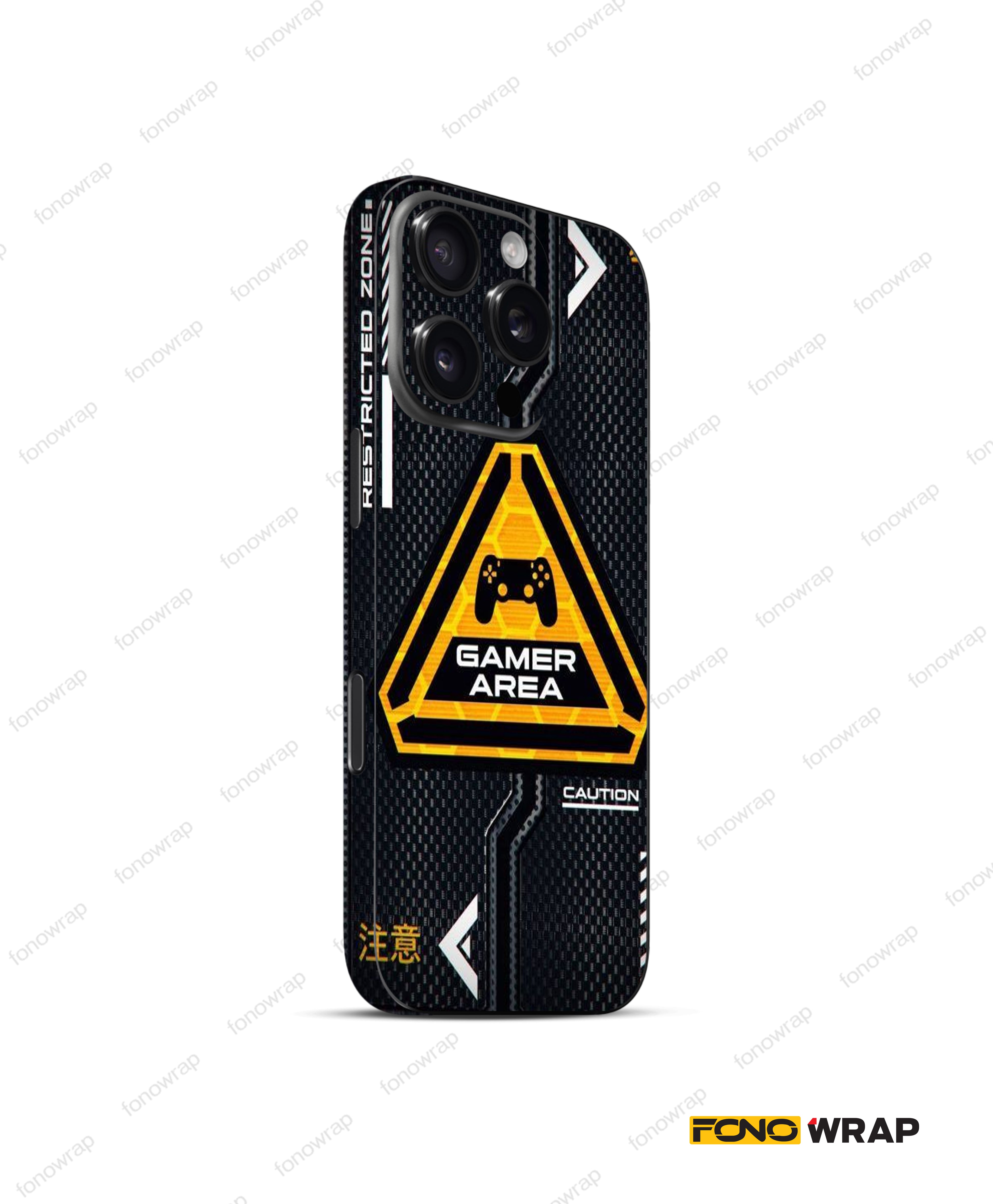 Gamer Area 3D Embossed Mobile Skin