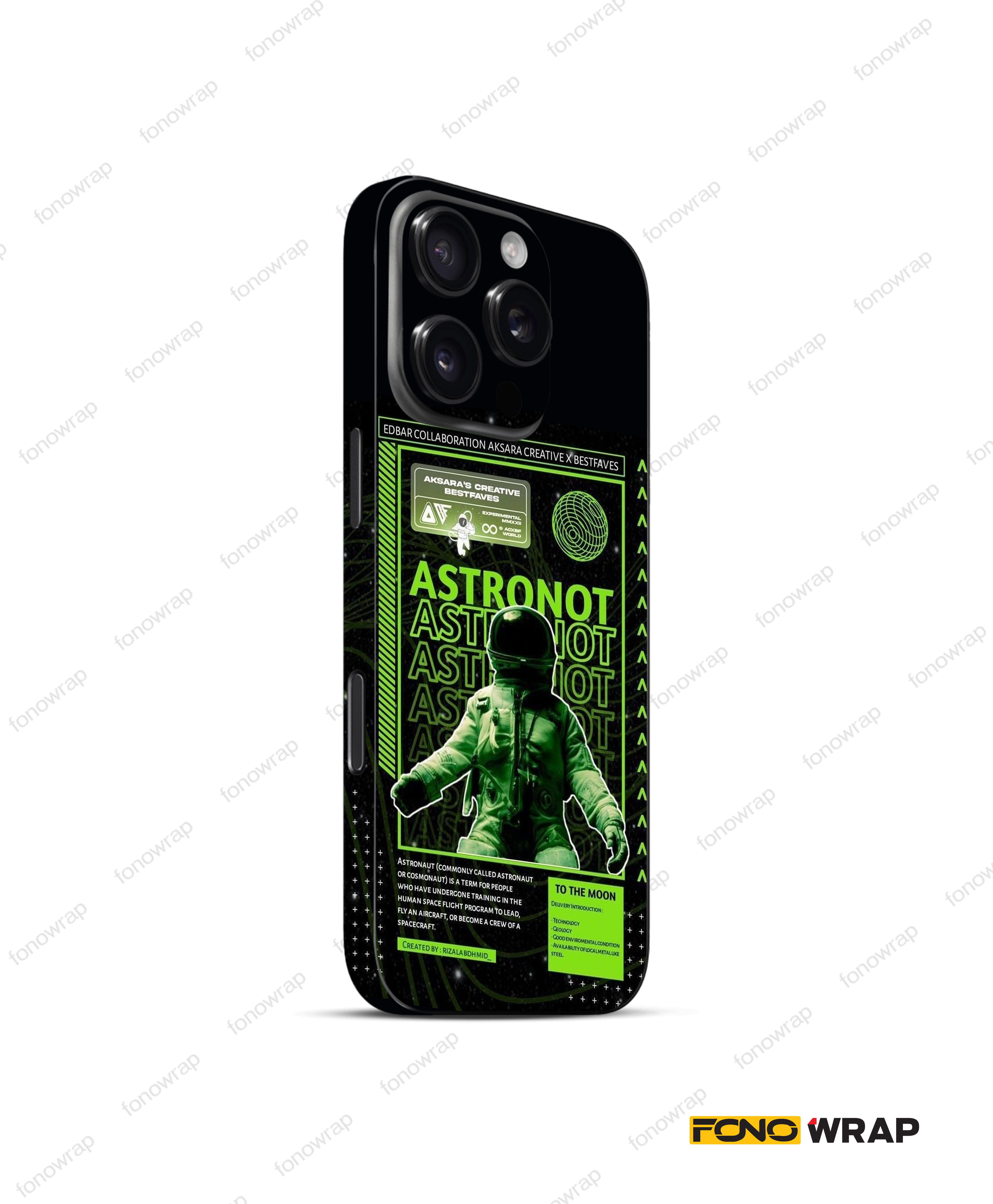 Sky Voyager 3D Embossed Mobile Skin