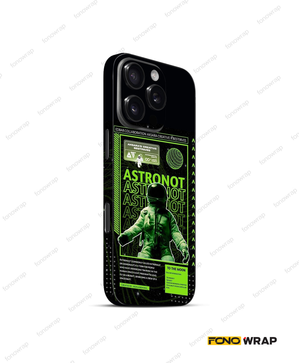 Sky Voyager Embossed Mobile Skin
