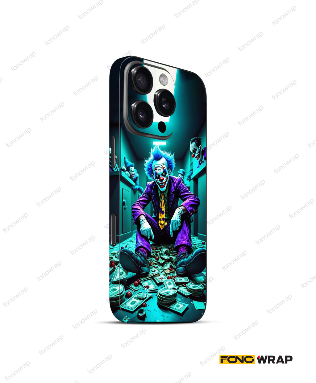 Violet Trickster Embossed Mobile Skin