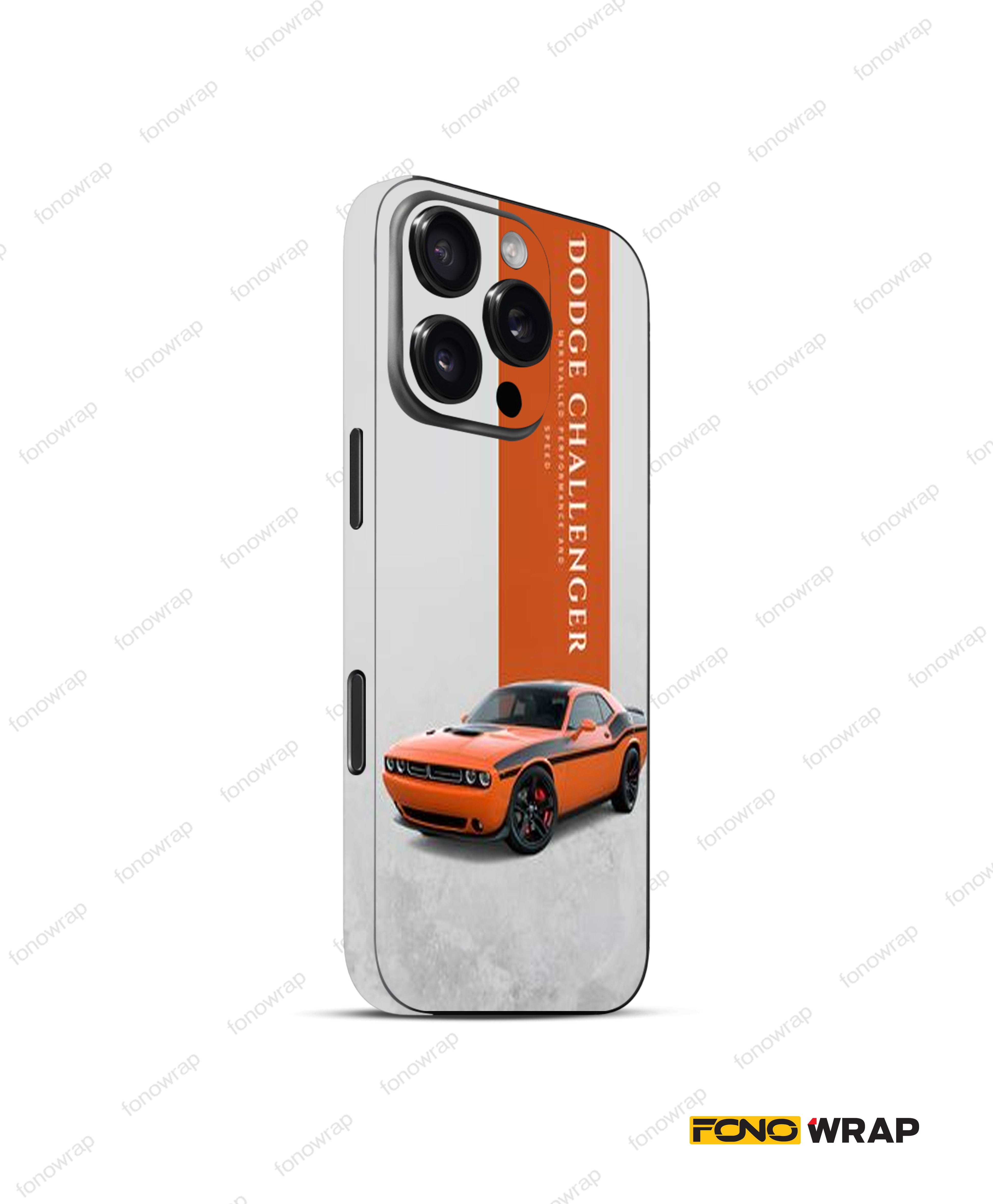 Challenger X 3D Embossed Mobile Skin