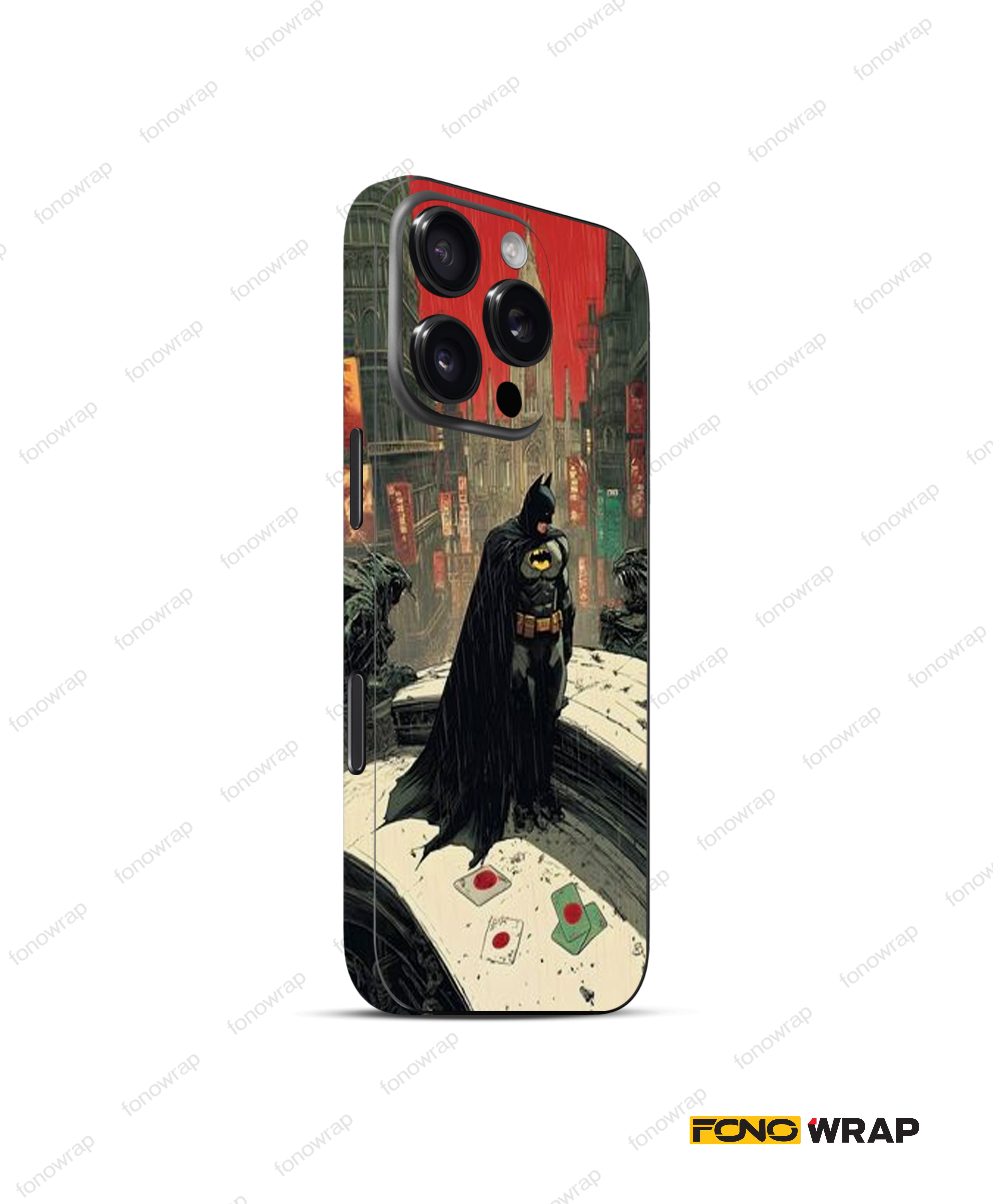 Gotham Bat 3D Embossed Mobile Skin