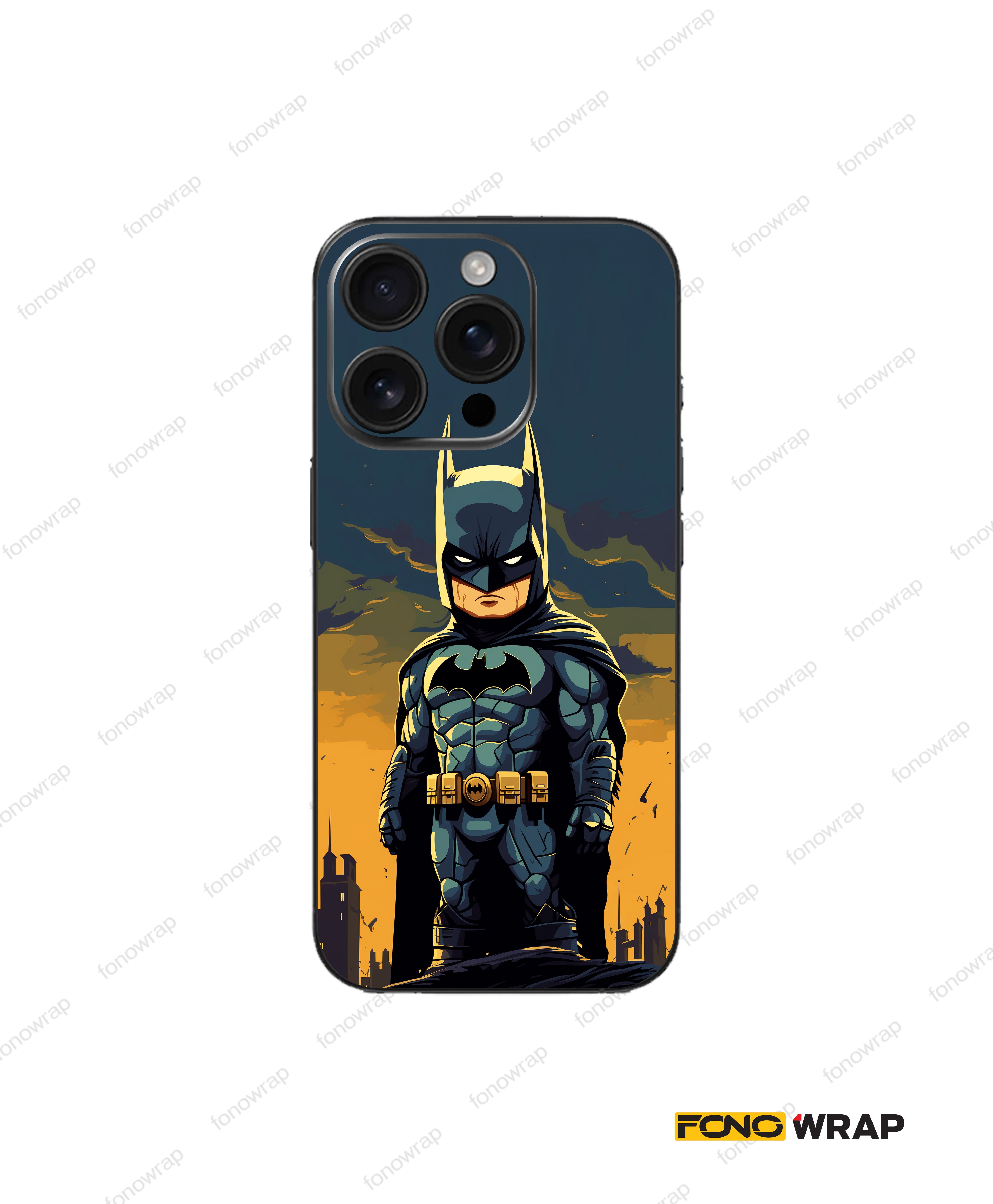 The Comic Batman 3D Embossed Mobile Skin