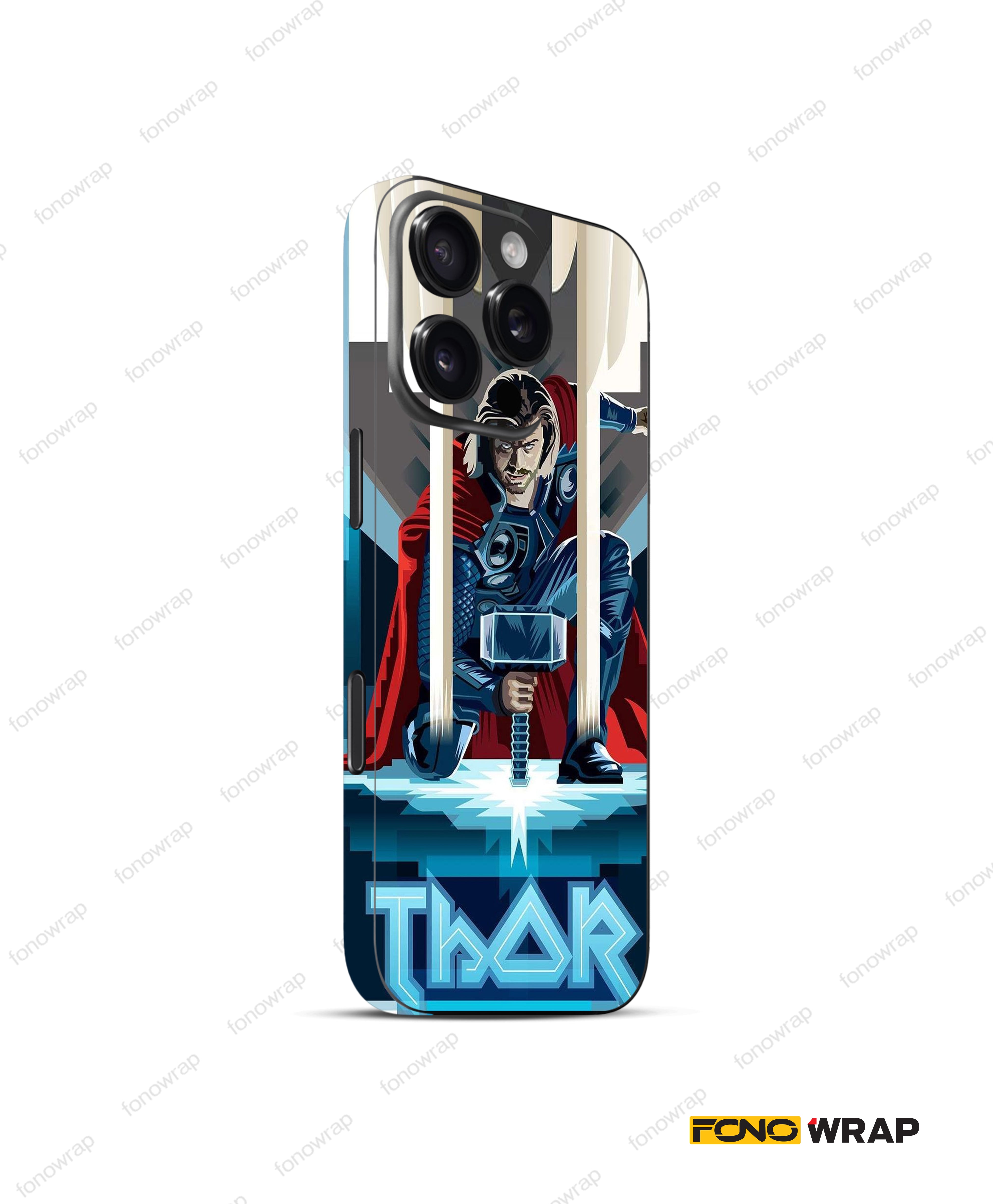Thor 3D Embossed Mobile Skin