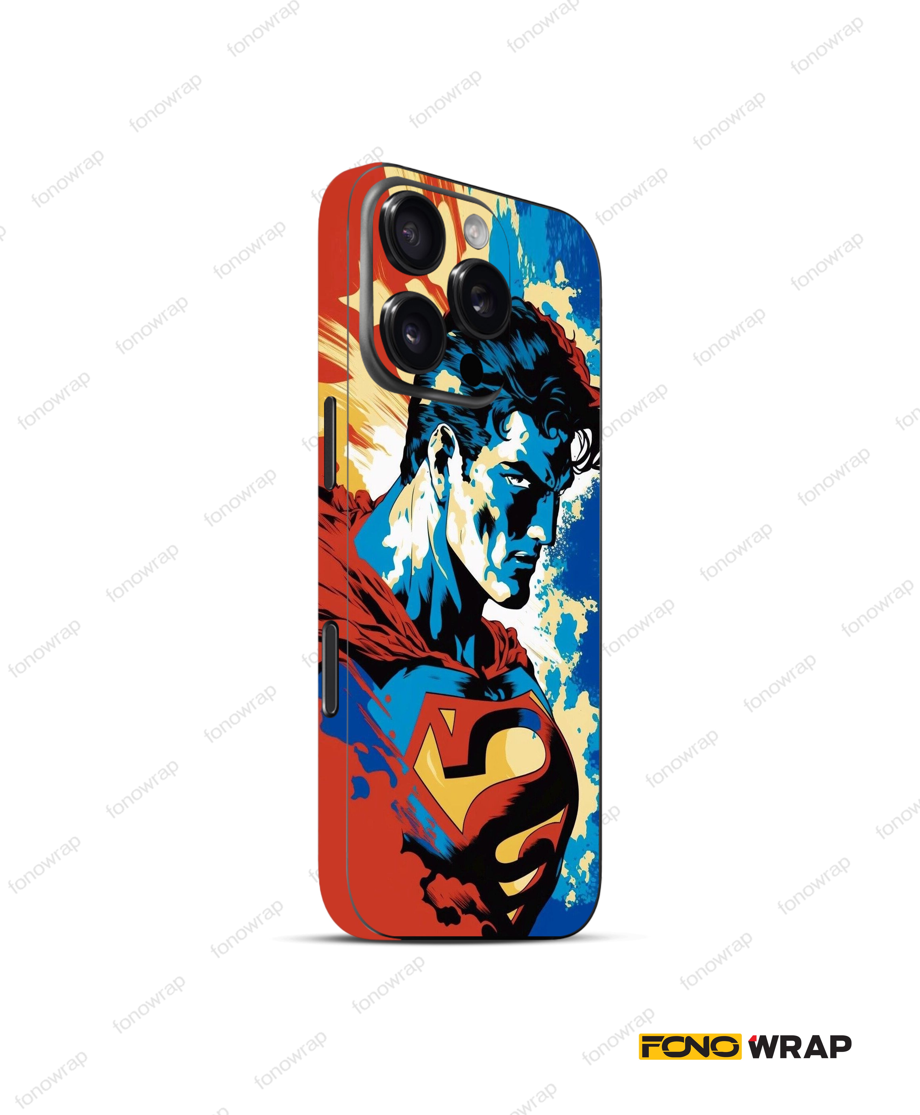 Superman 3D Embossed Mobile Skin