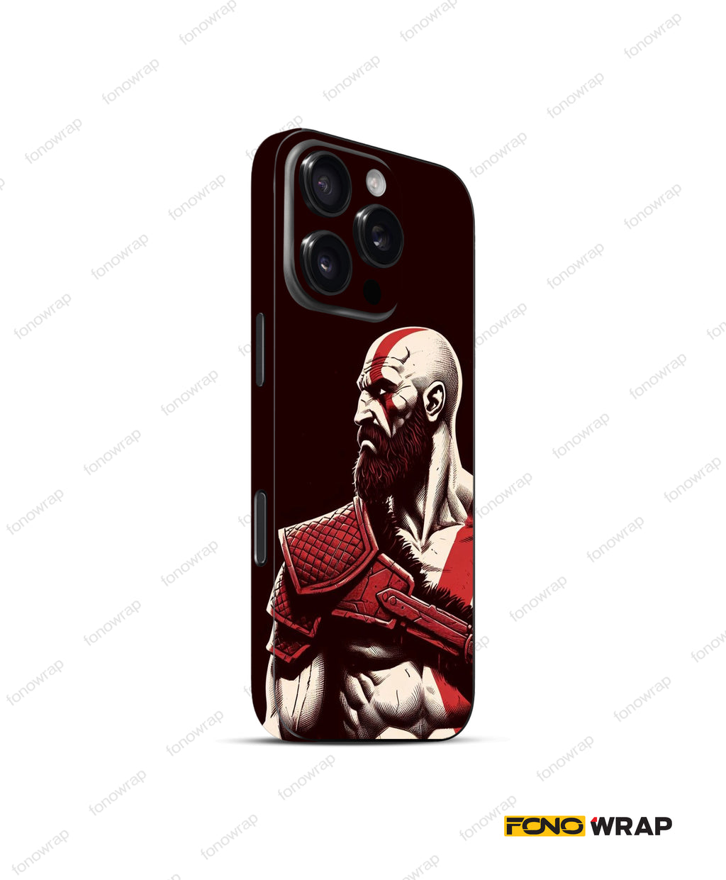 Kratos Embossed Mobile Skin