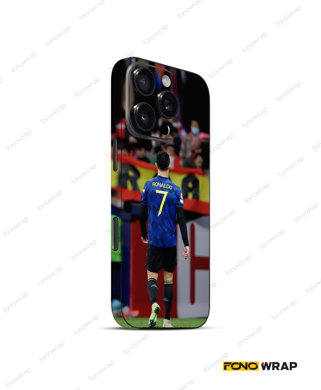 CR7 United Embossed Mobile Skin