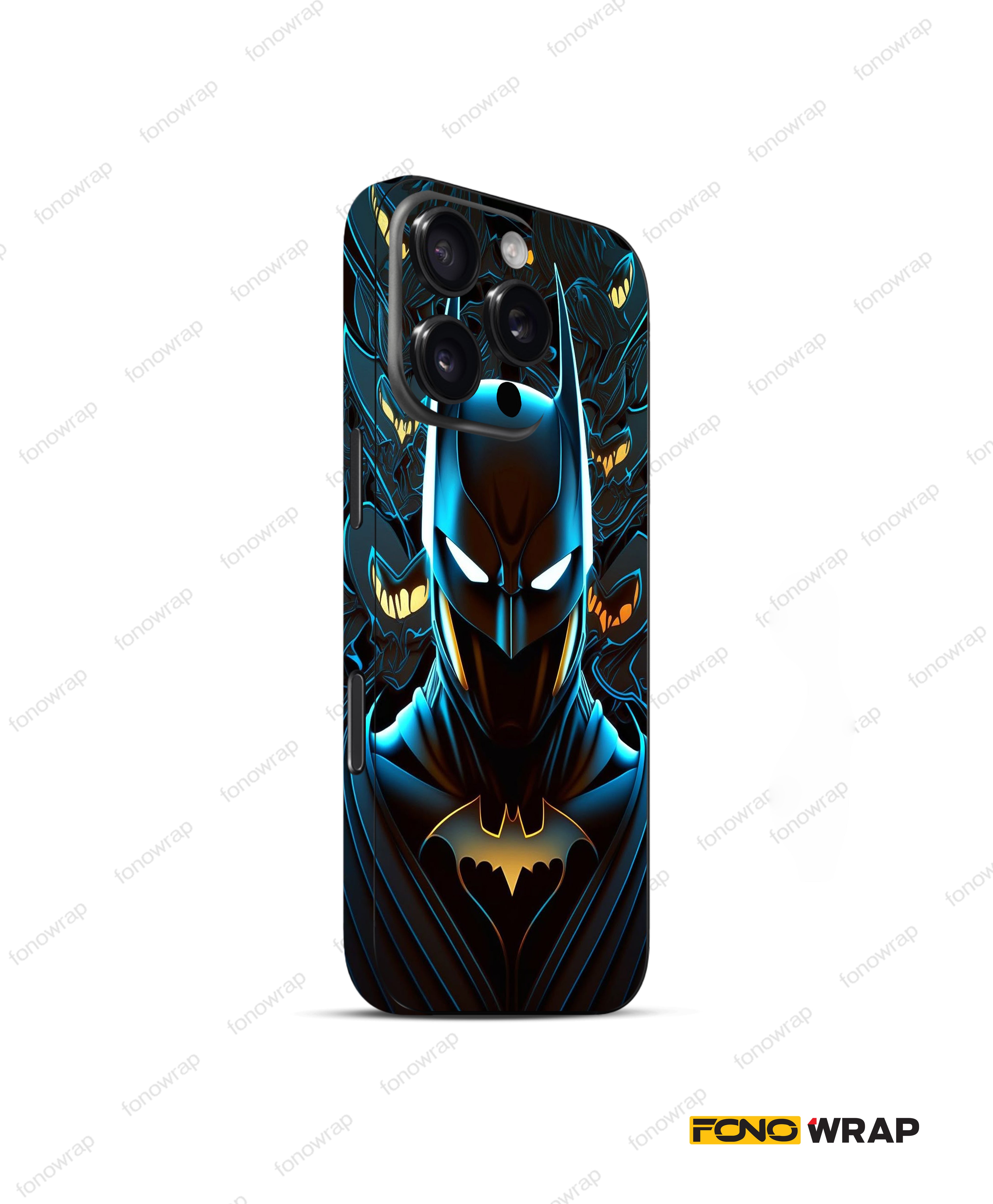 Black Justice 3D Embossed Mobile Skin
