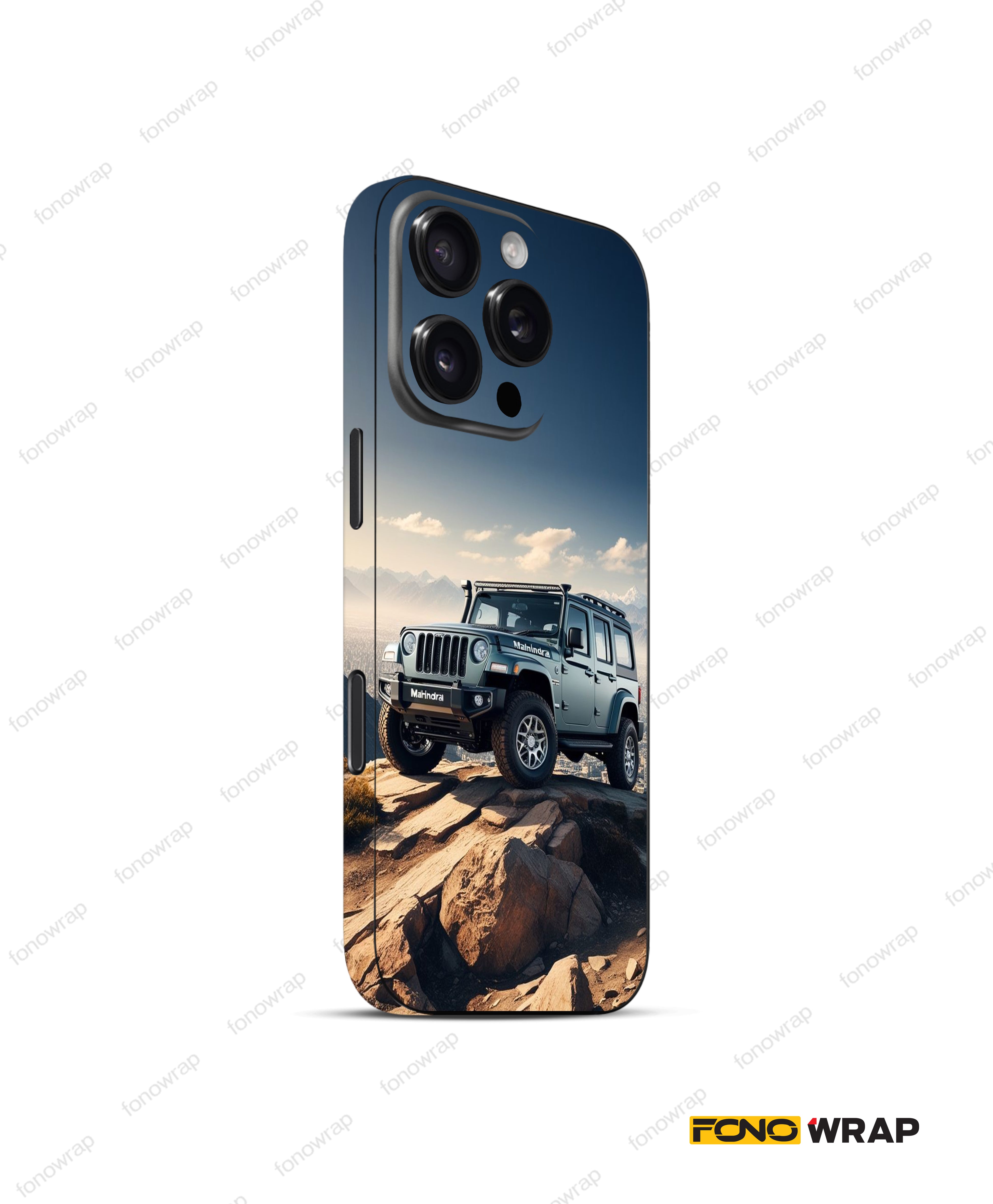 Thar Off-Road 3D Embossed Mobile Skin